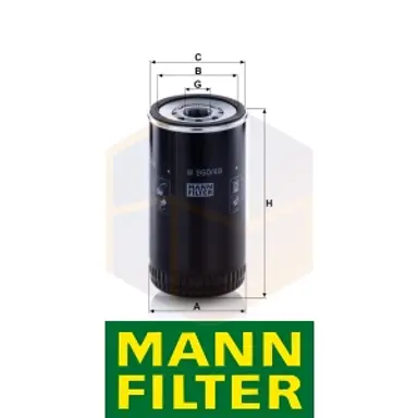 FILTRO ACEITE W 950/48 MANN