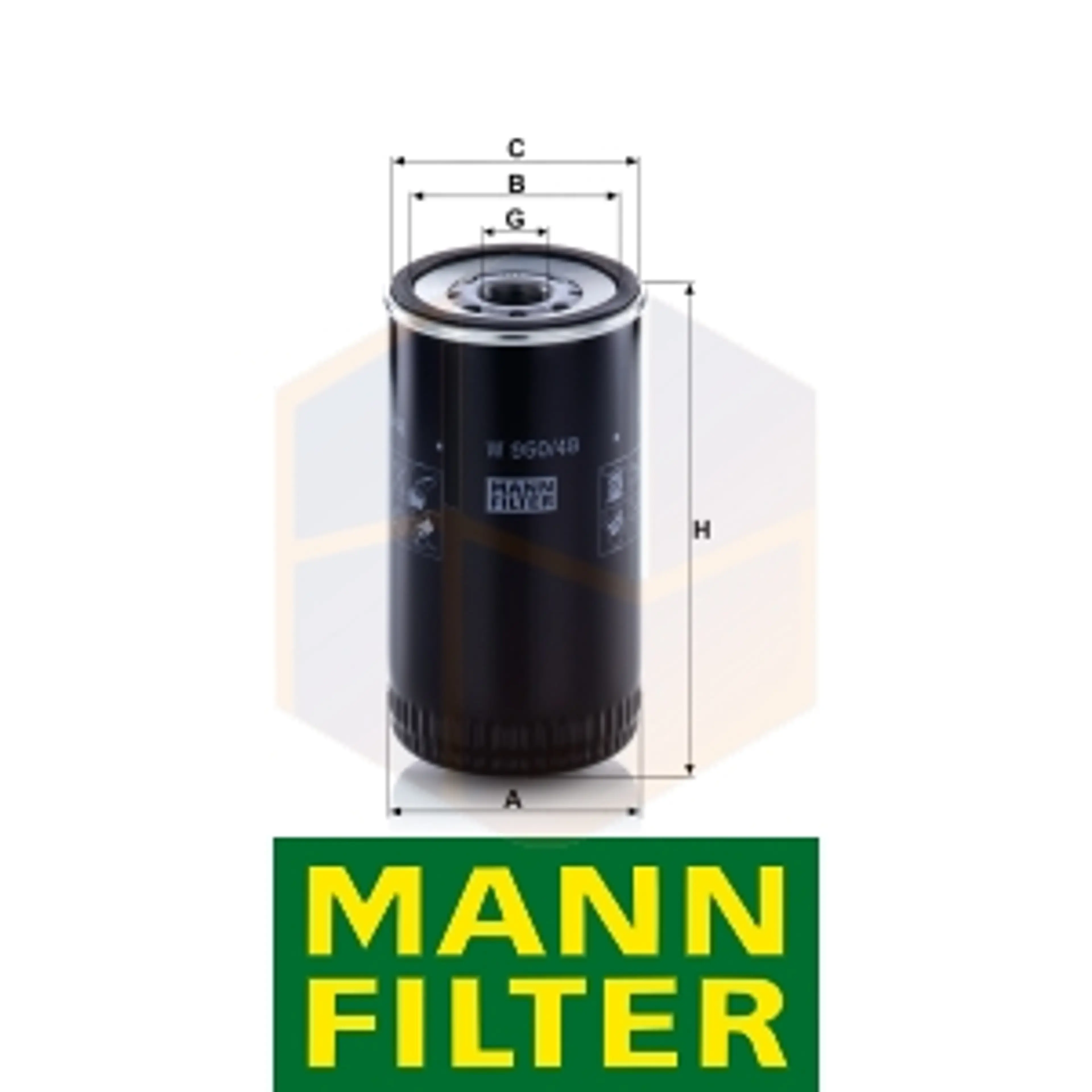 FILTRO ACEITE W 950/48 MANN