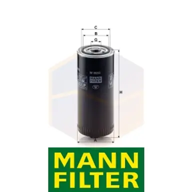 FILTRO ACEITE W 962/2 MANN