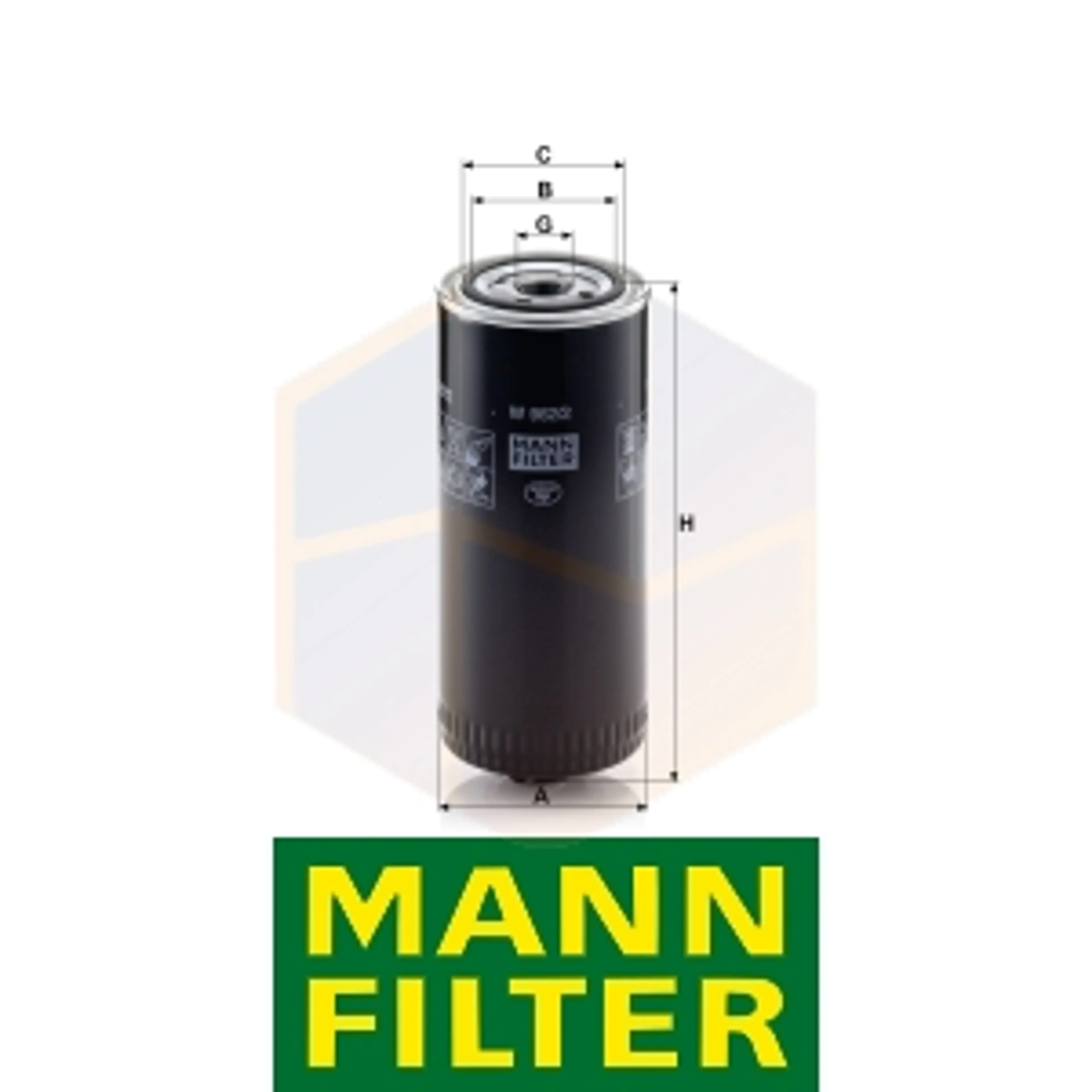 FILTRO ACEITE W 962/2 MANN