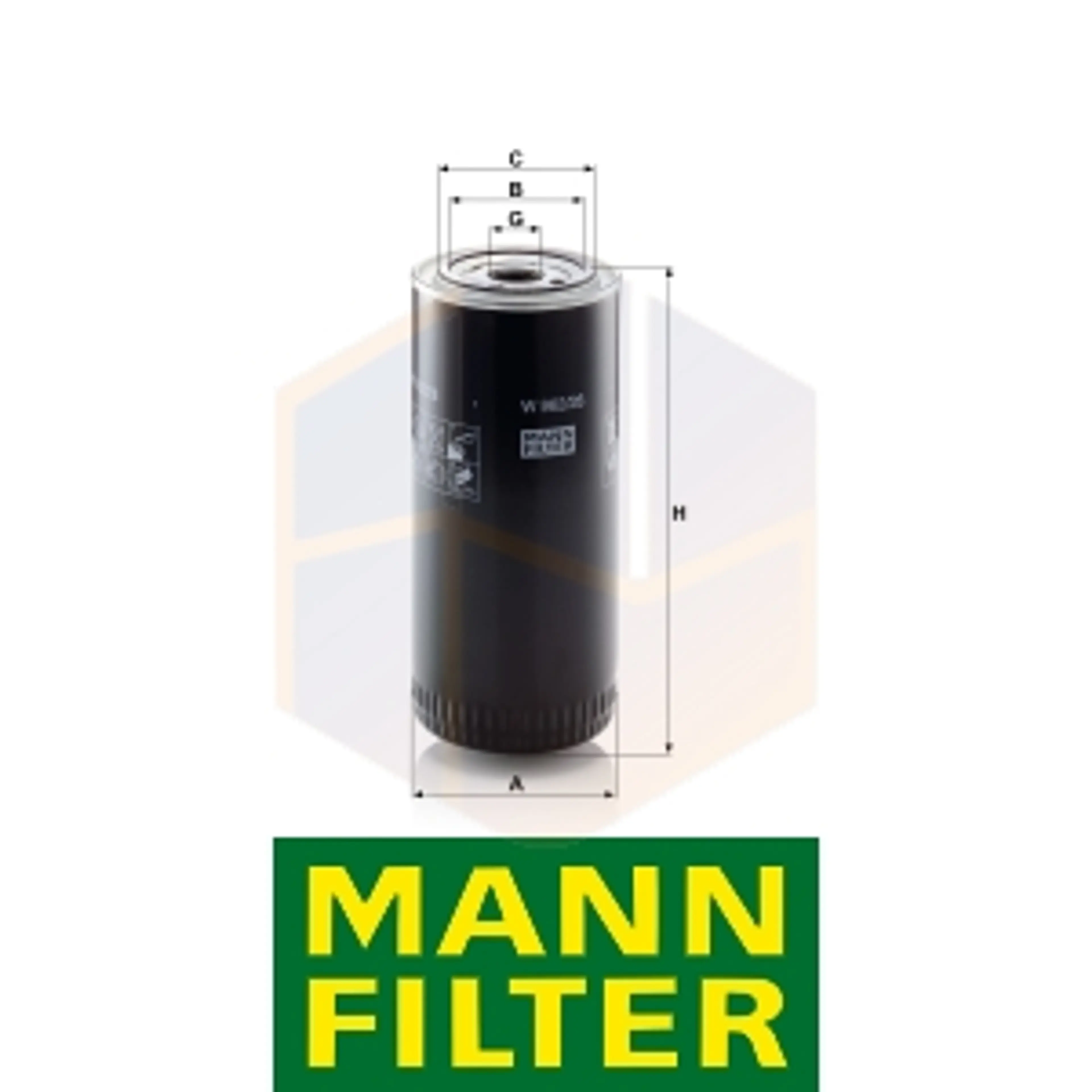 FILTRO ACEITE W 962/28 MANN