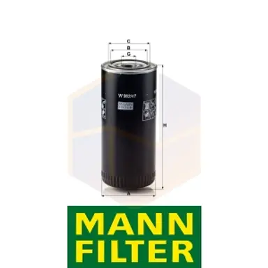 FILTRO ACEITE W 962/47 MANN