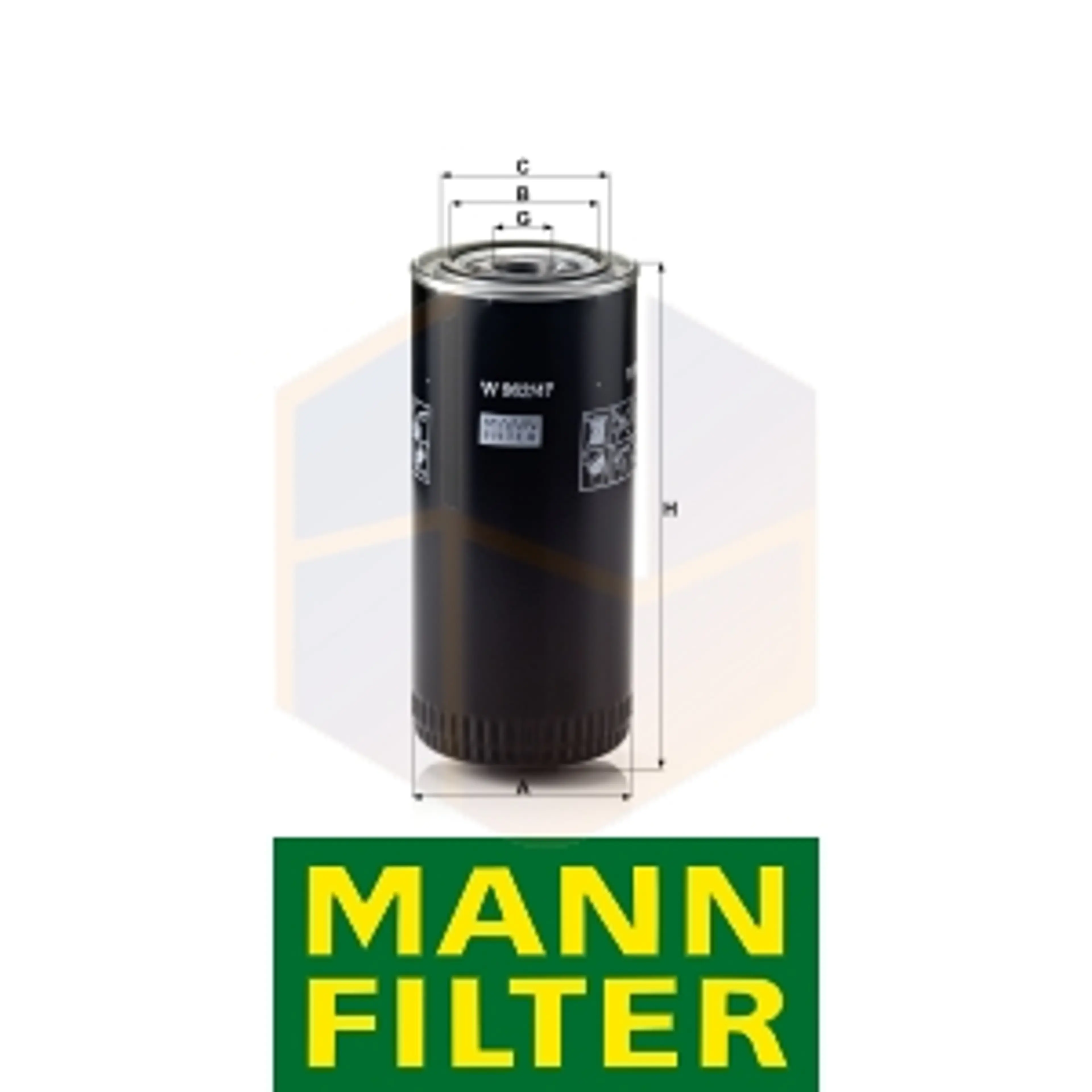 FILTRO ACEITE W 962/47 MANN