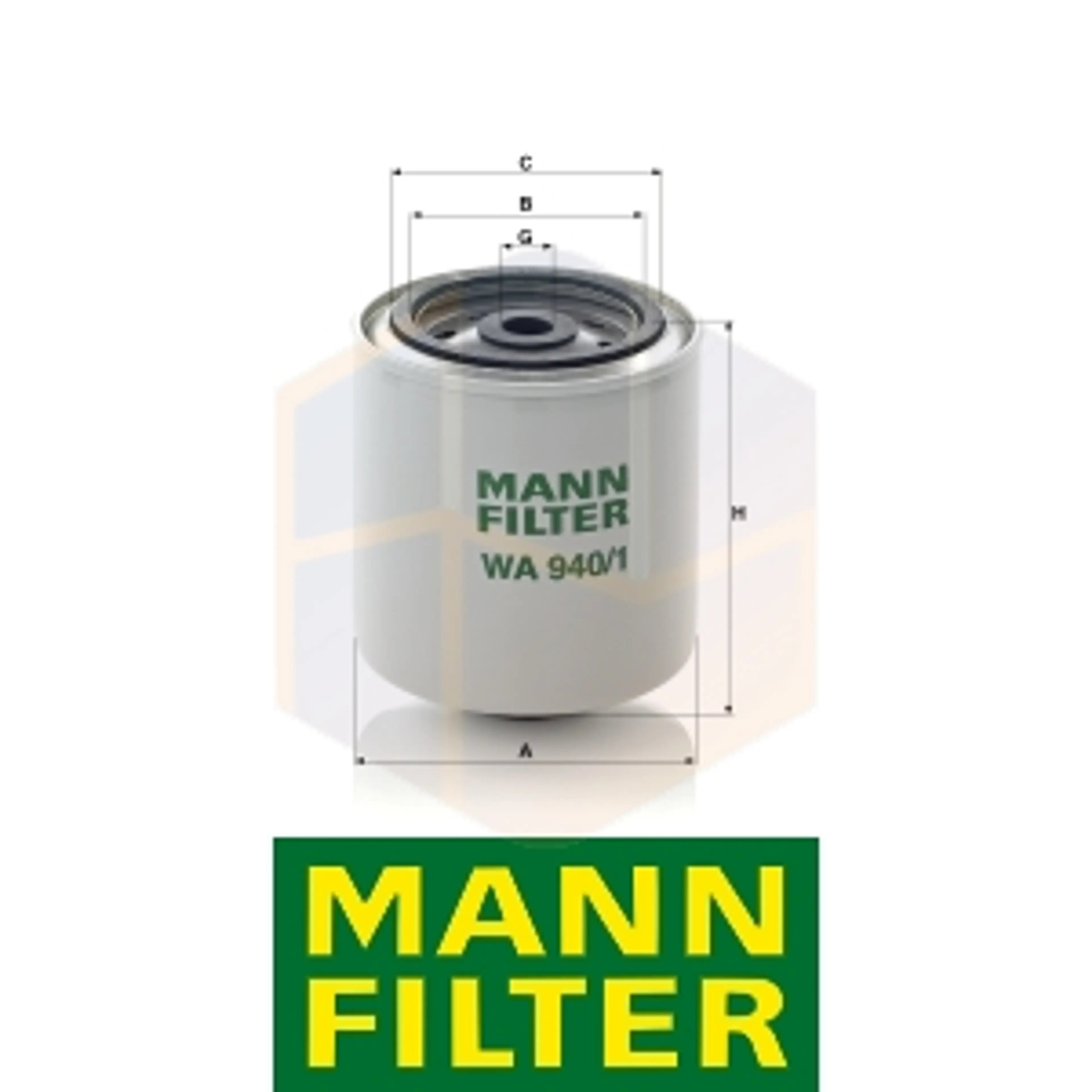 FILTRO REFRIGERACIÓN WA 940/1 MANN