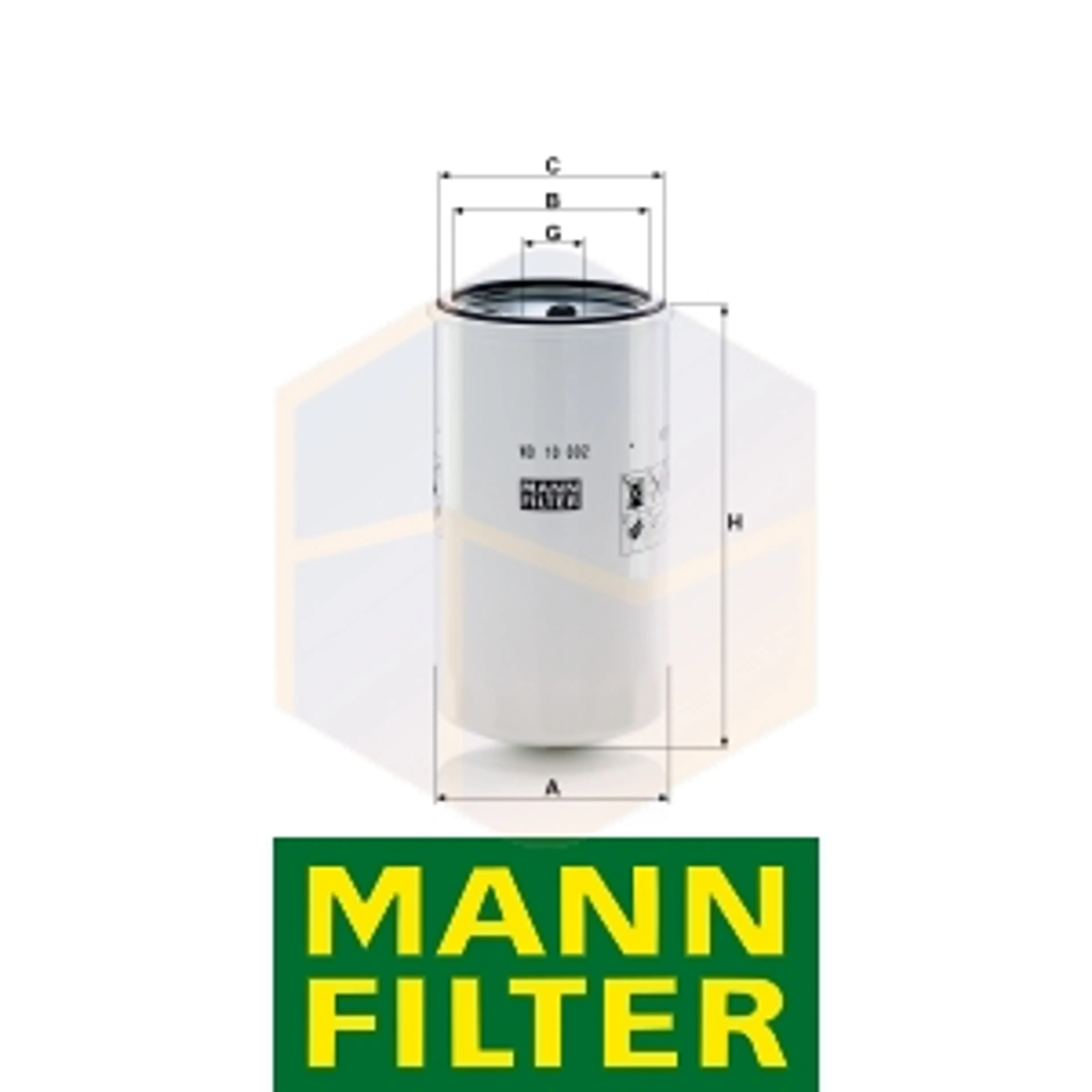 FILTRO HIDRÁULICO WD 10 002 MANN