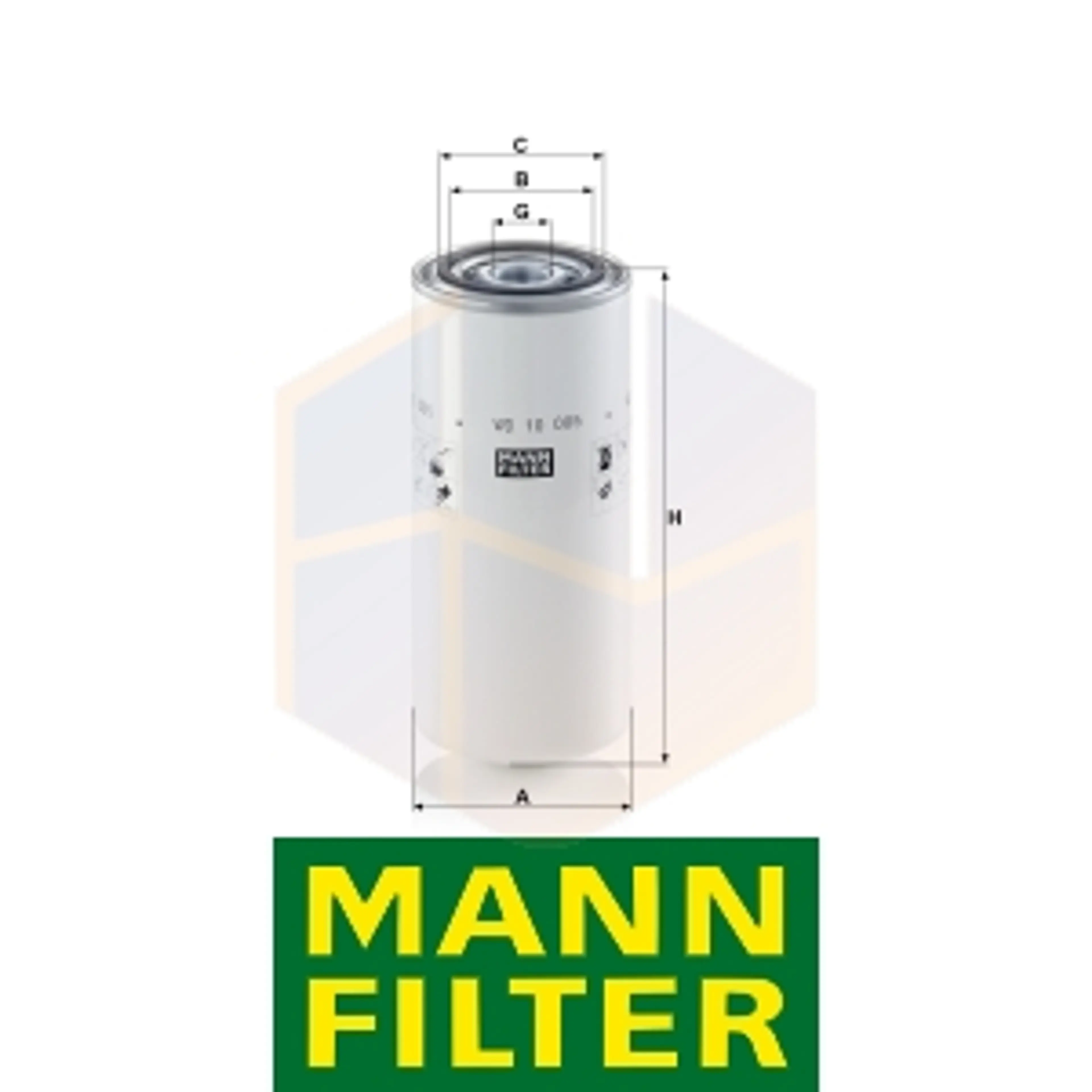 FILTRO HIDRÁULICO WD 10 005 MANN