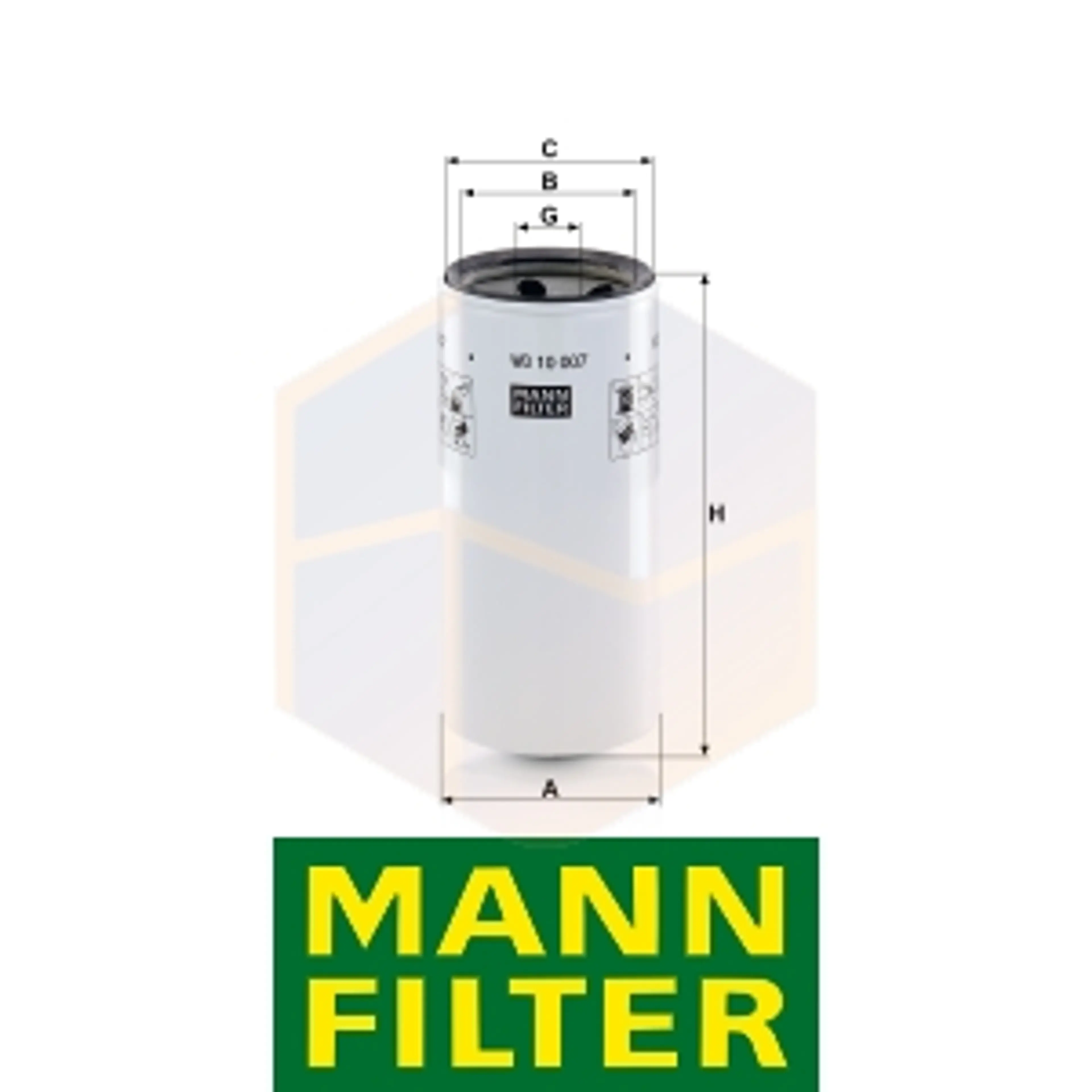 FILTRO HIDRÁULICO WD 10 007 MANN