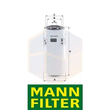 FILTRO HIDRÁULICO WD 10 011 MANN