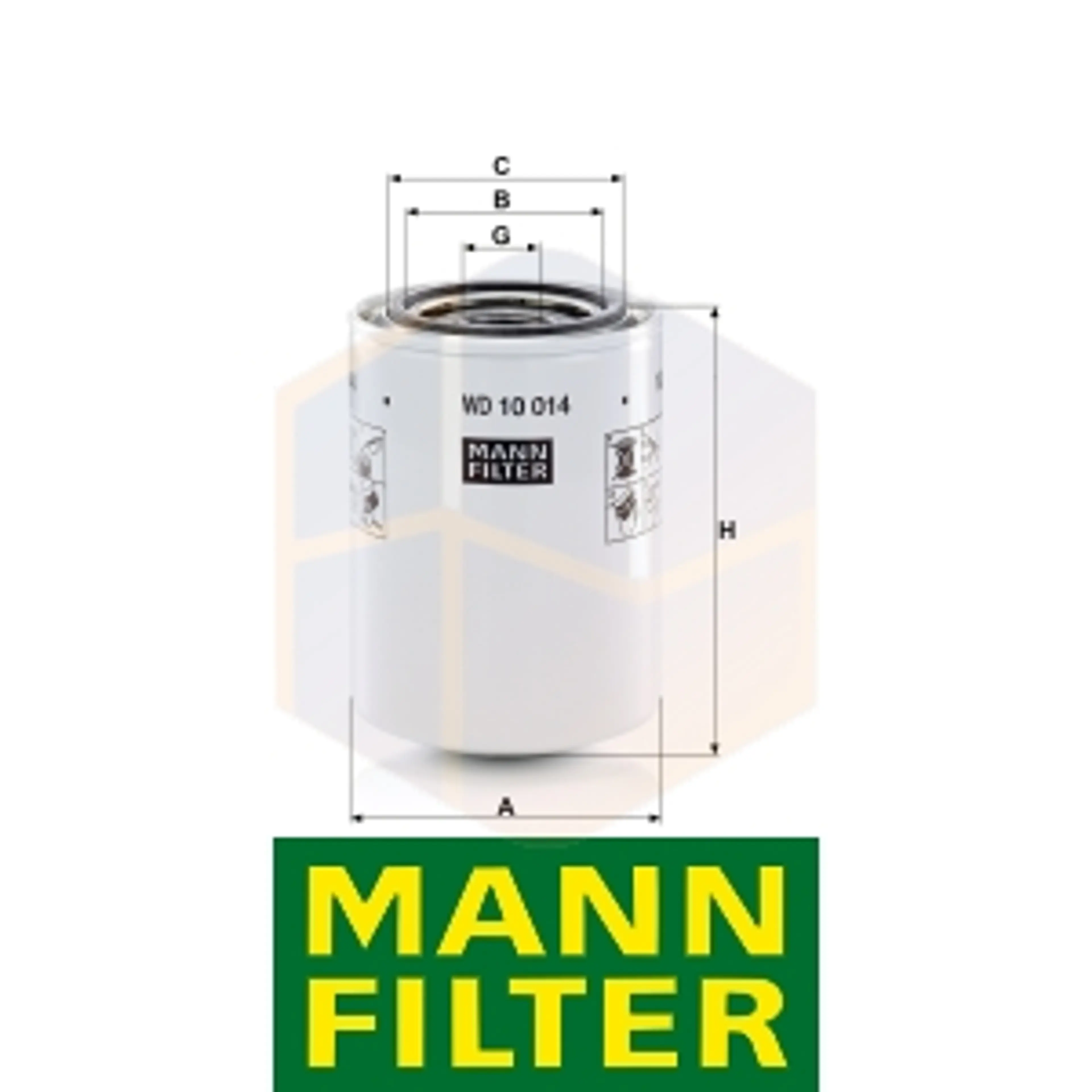 FILTRO HIDRÁULICO WD 10 014 MANN