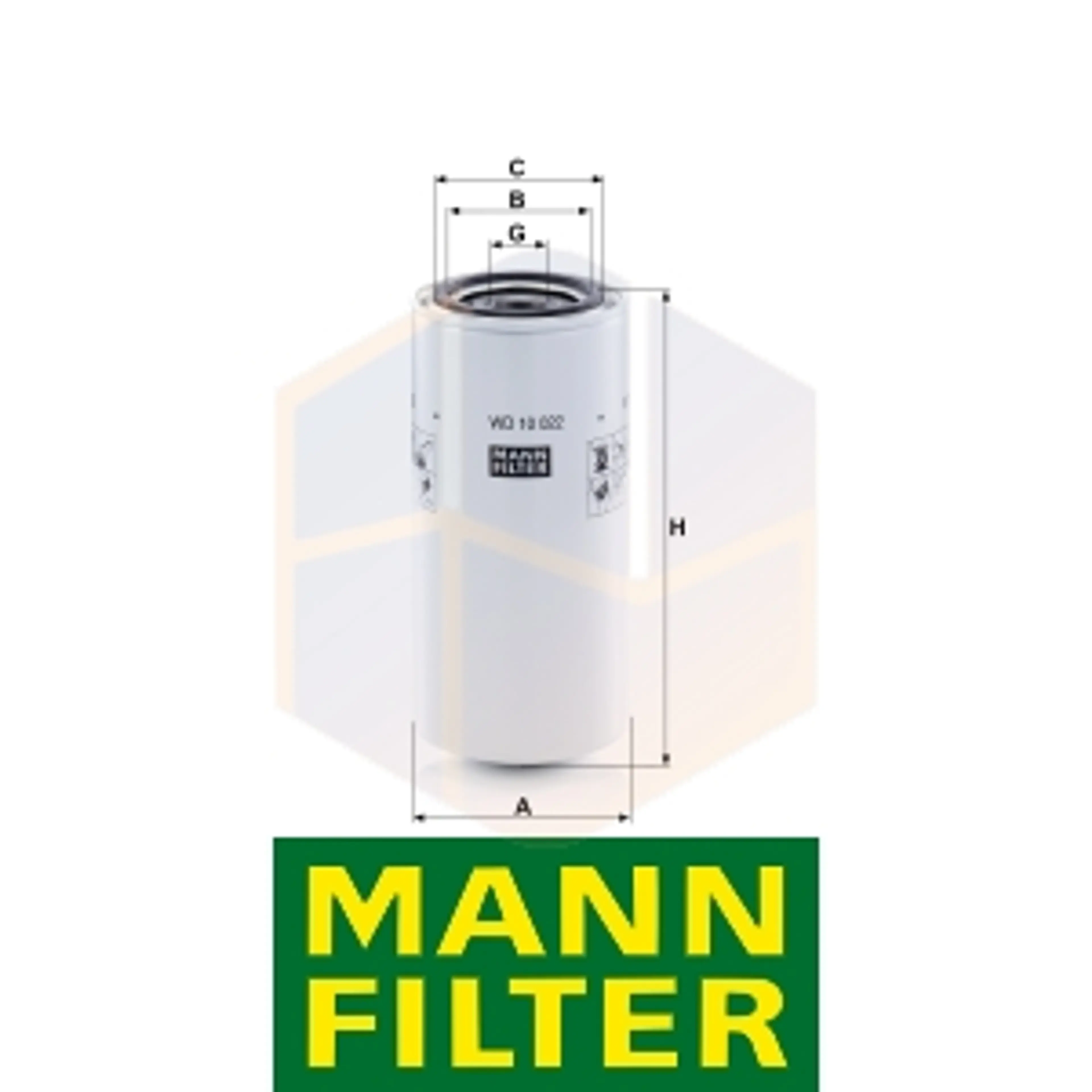 FILTRO HIDRÁULICO WD 10 022 MANN