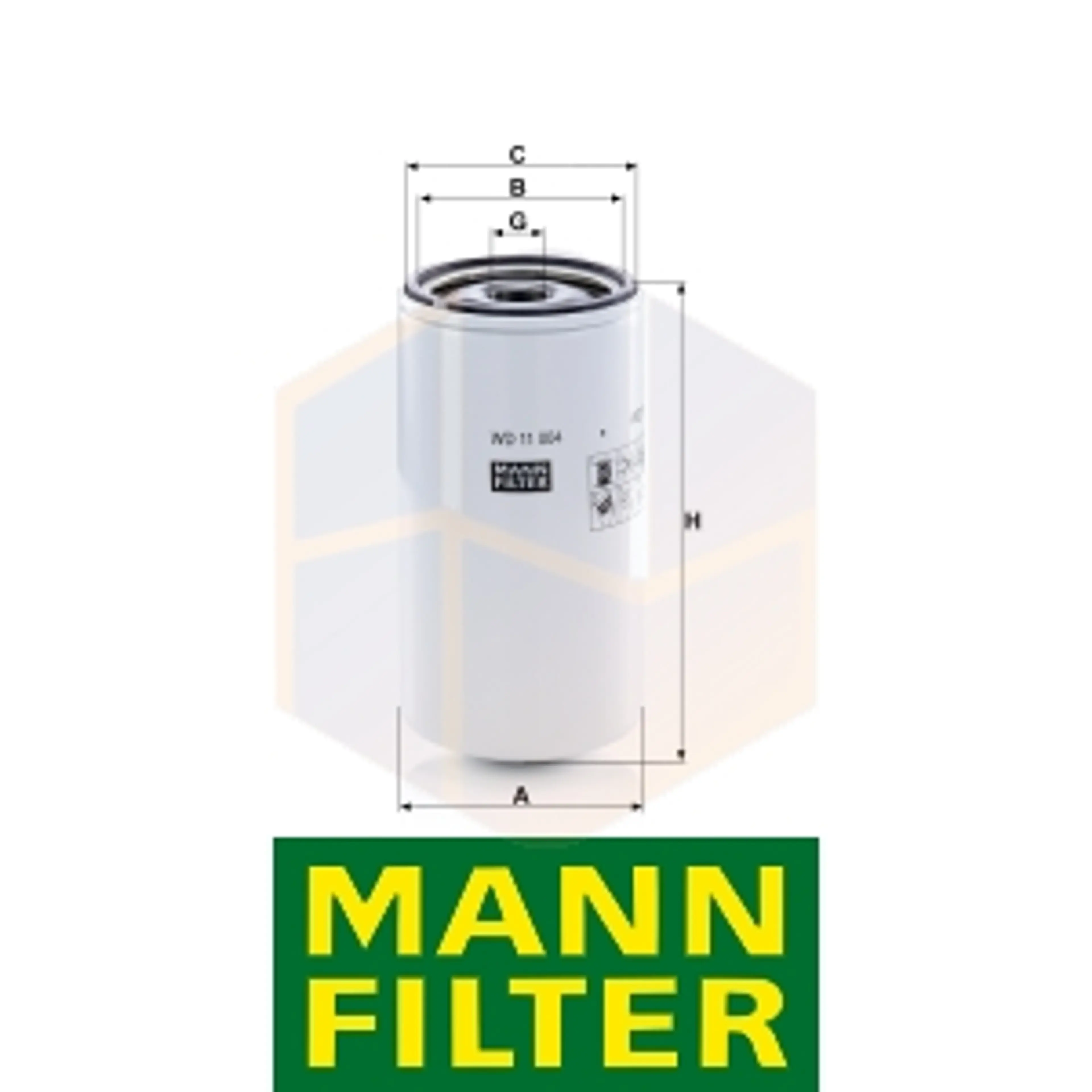 FILTRO HIDRÁULICO WD 11 004 MANN