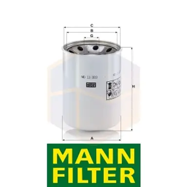FILTRO HIDRÁULICO WD 13 003 X MANN