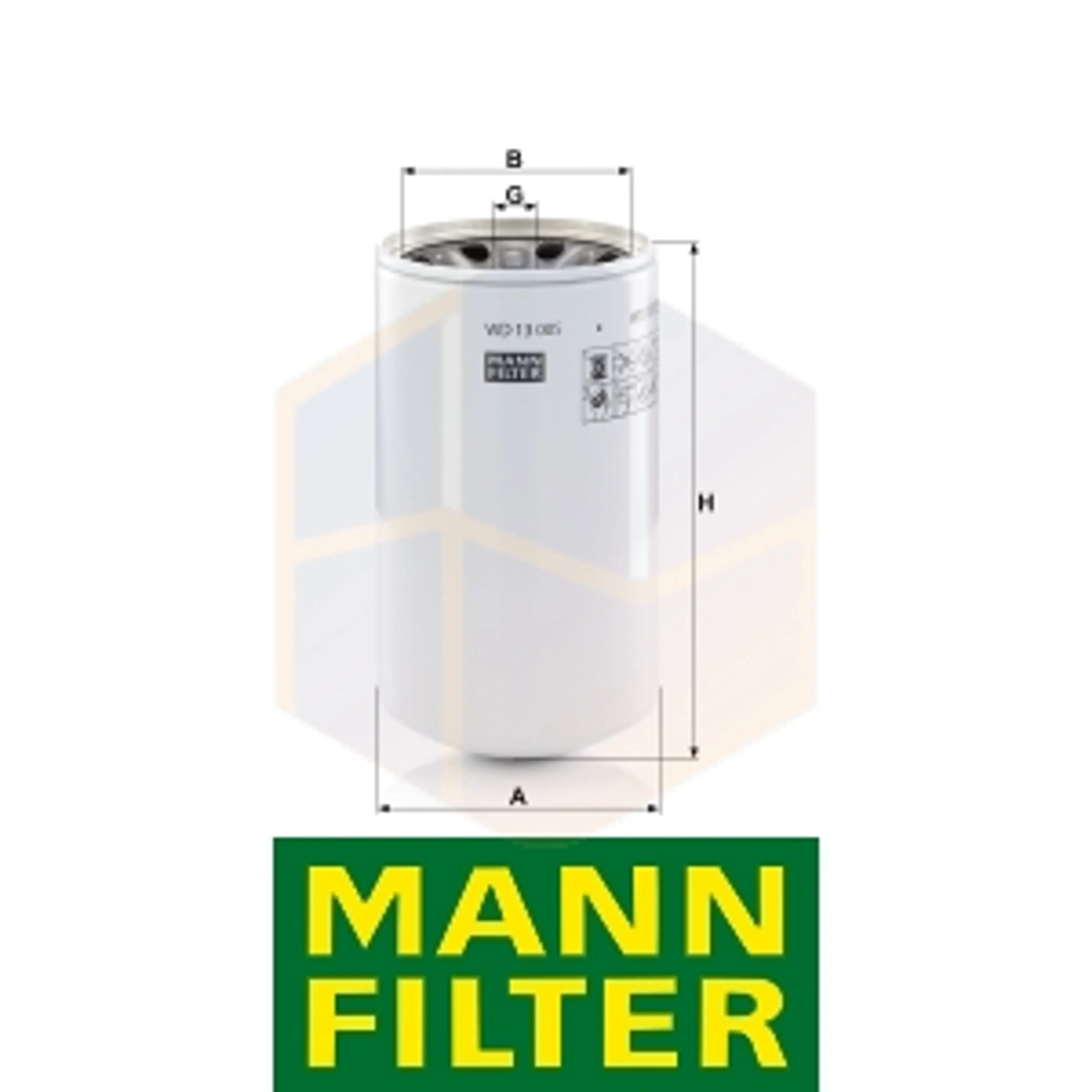 FILTRO HIDRÁULICO WD 13 005 X MANN