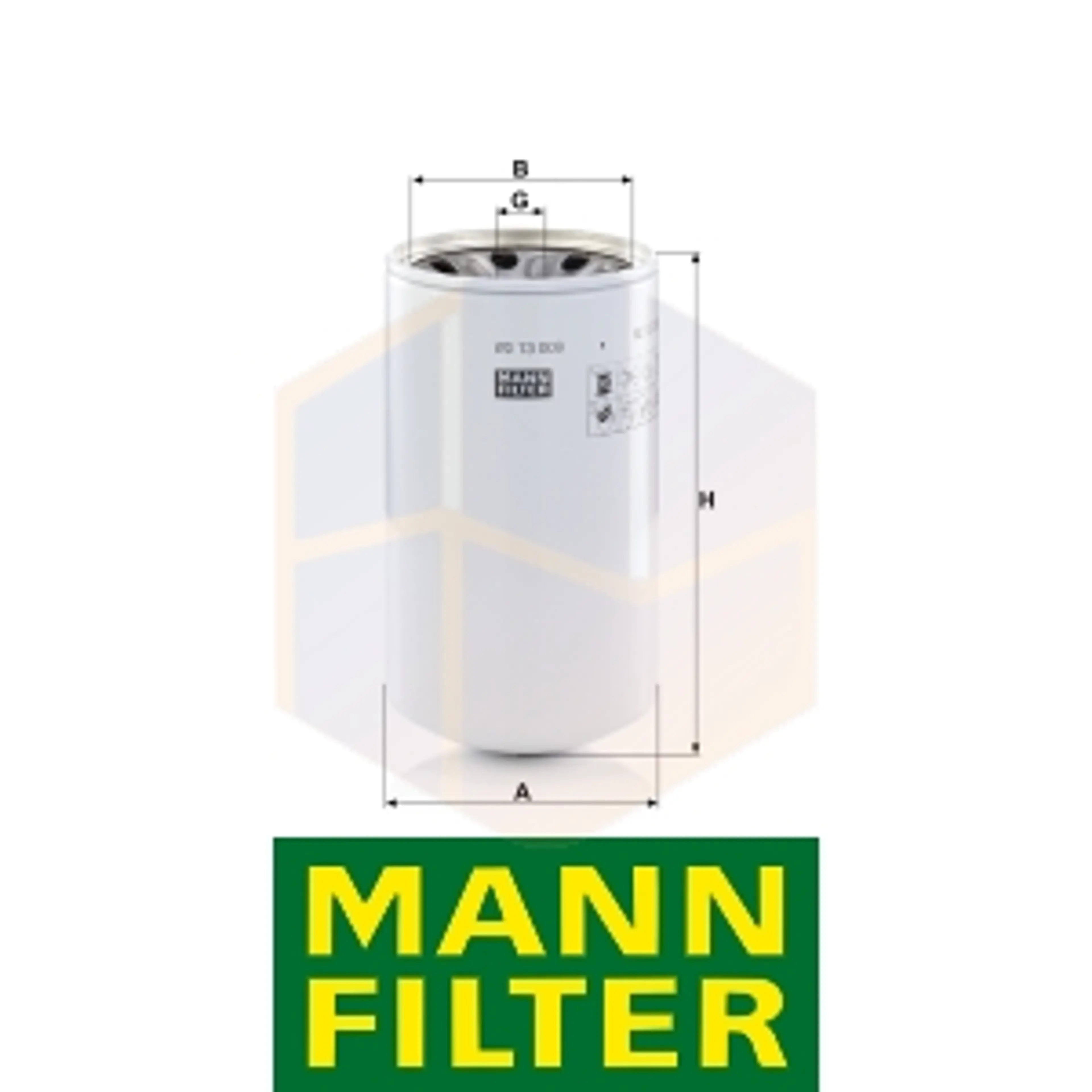 FILTRO HIDRÁULICO WD 13 009 X MANN