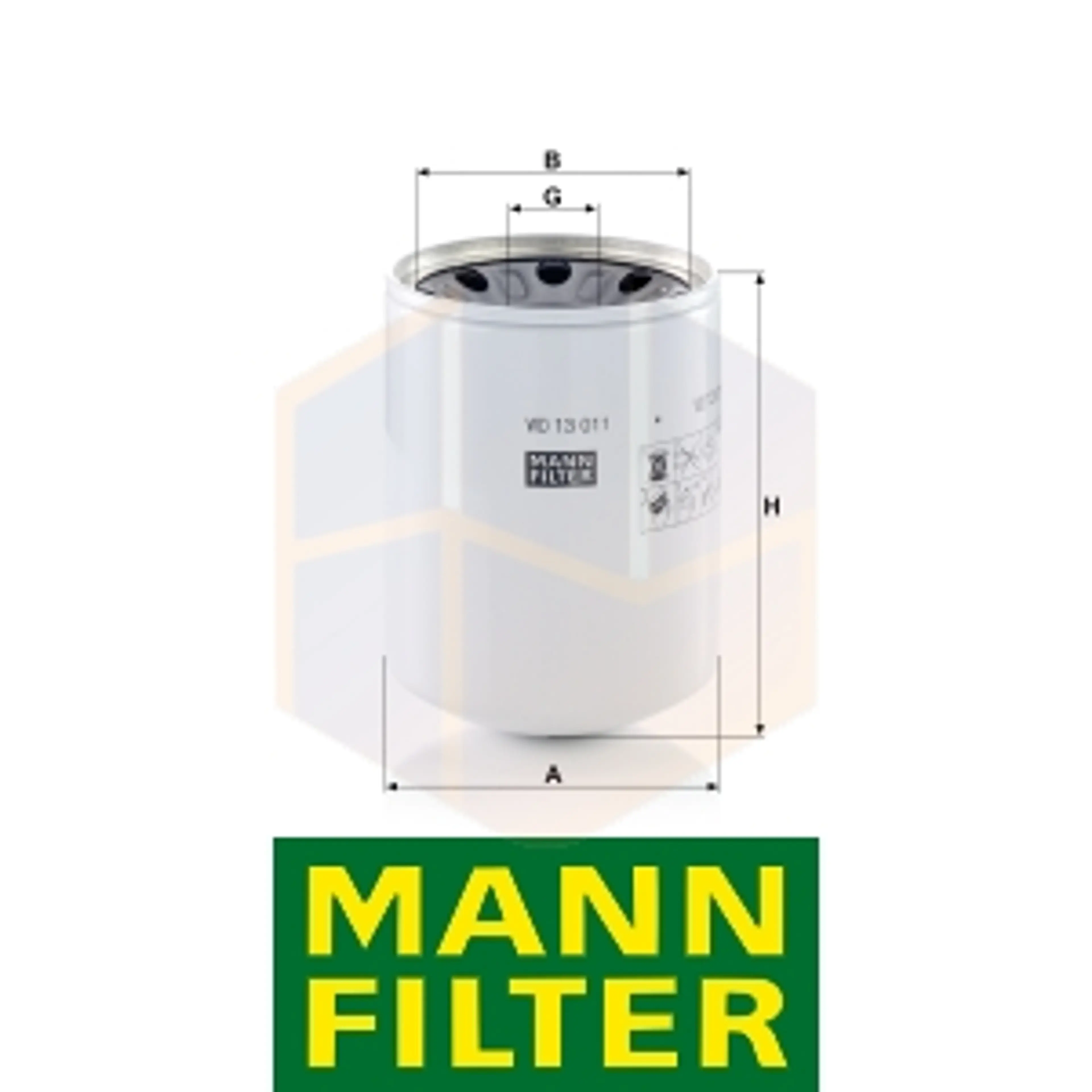 FILTRO HIDRÁULICO WD 13 011 X MANN