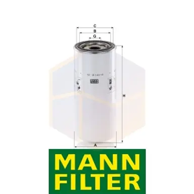 FILTRO ACEITE WD 13 145/18 MANN