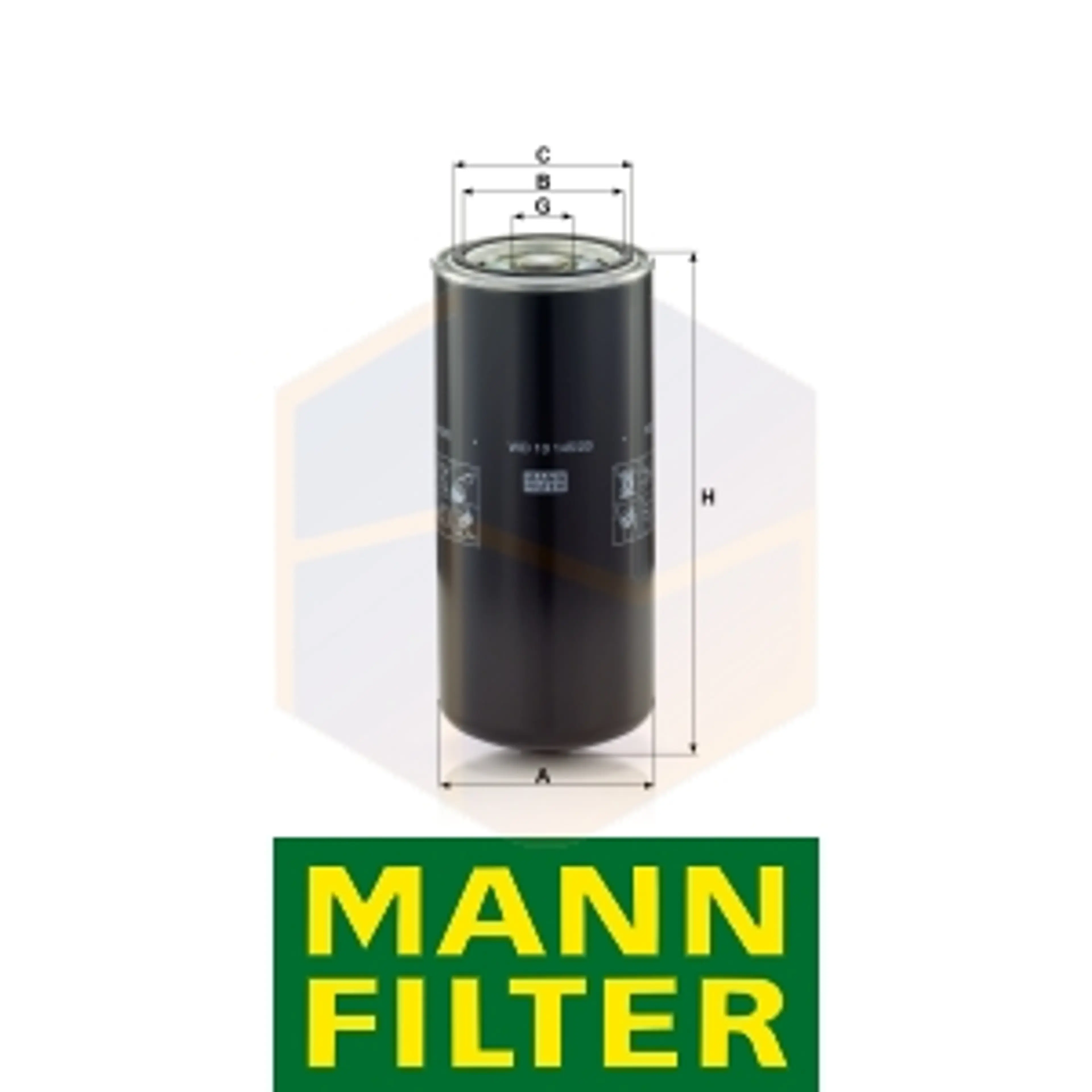 FILTRO ACEITE WD 13 145/20 MANN