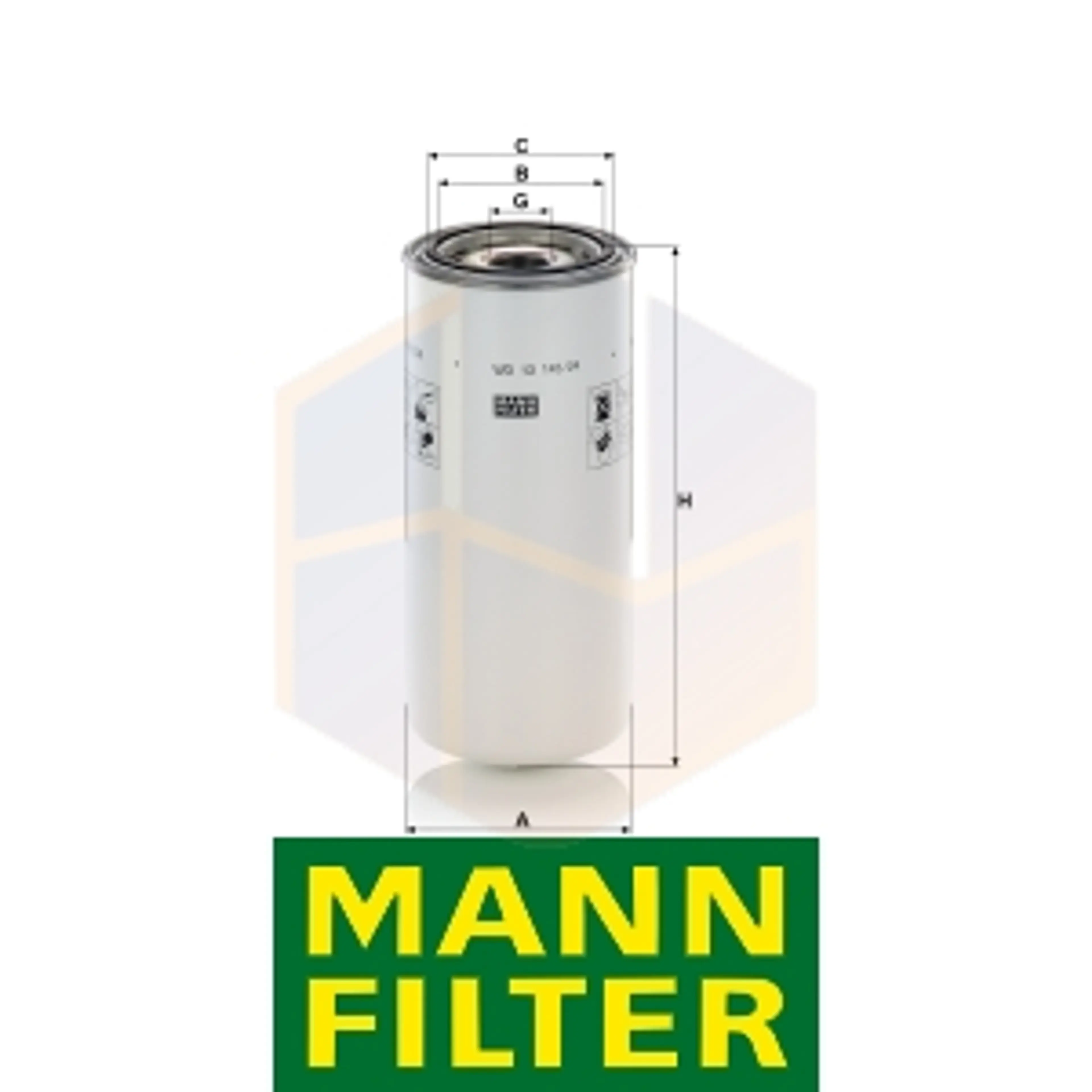 FILTRO HIDRÁULICO WD 13 145/24 MANN