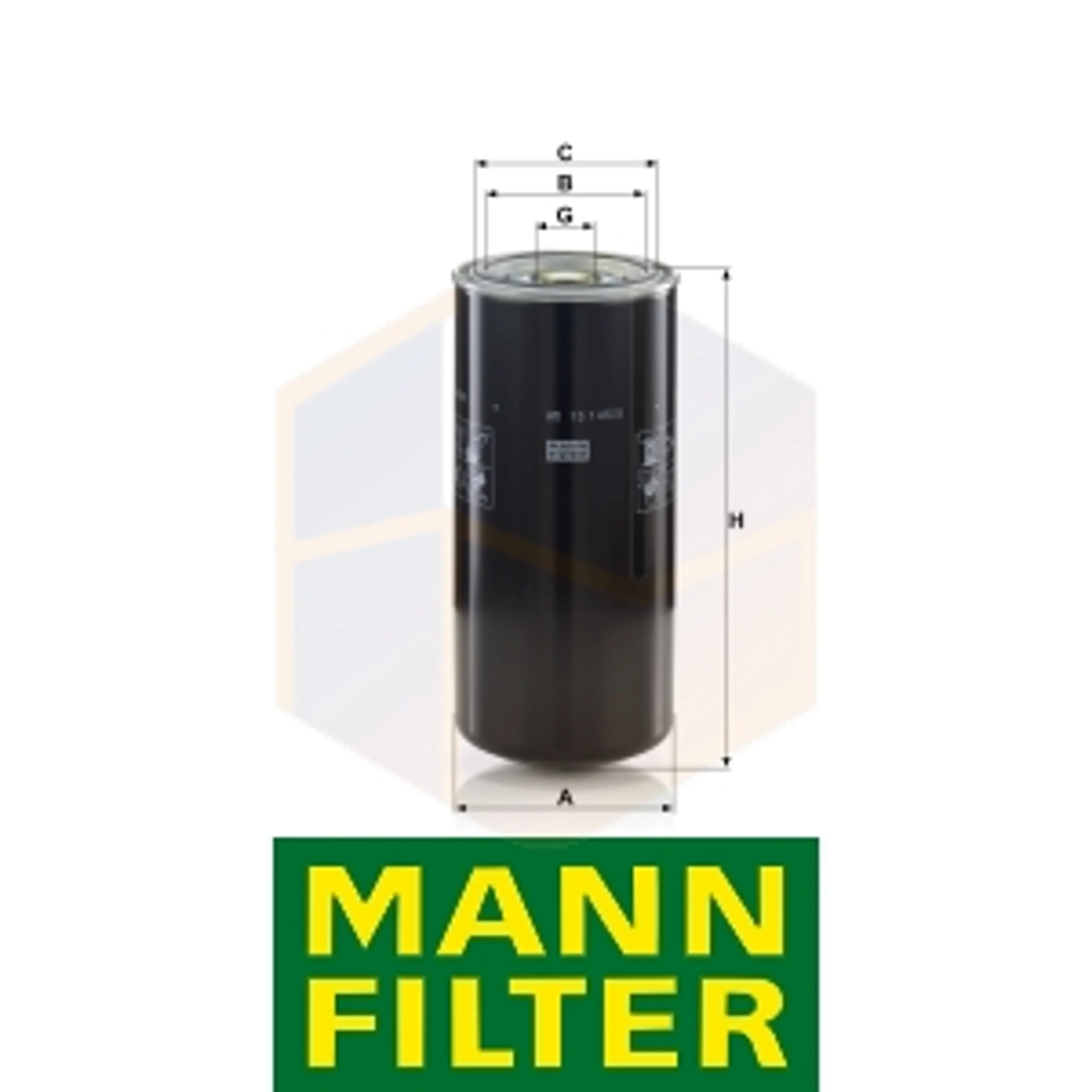 FILTRO HIDRÁULICO WD 13 145/5 MANN