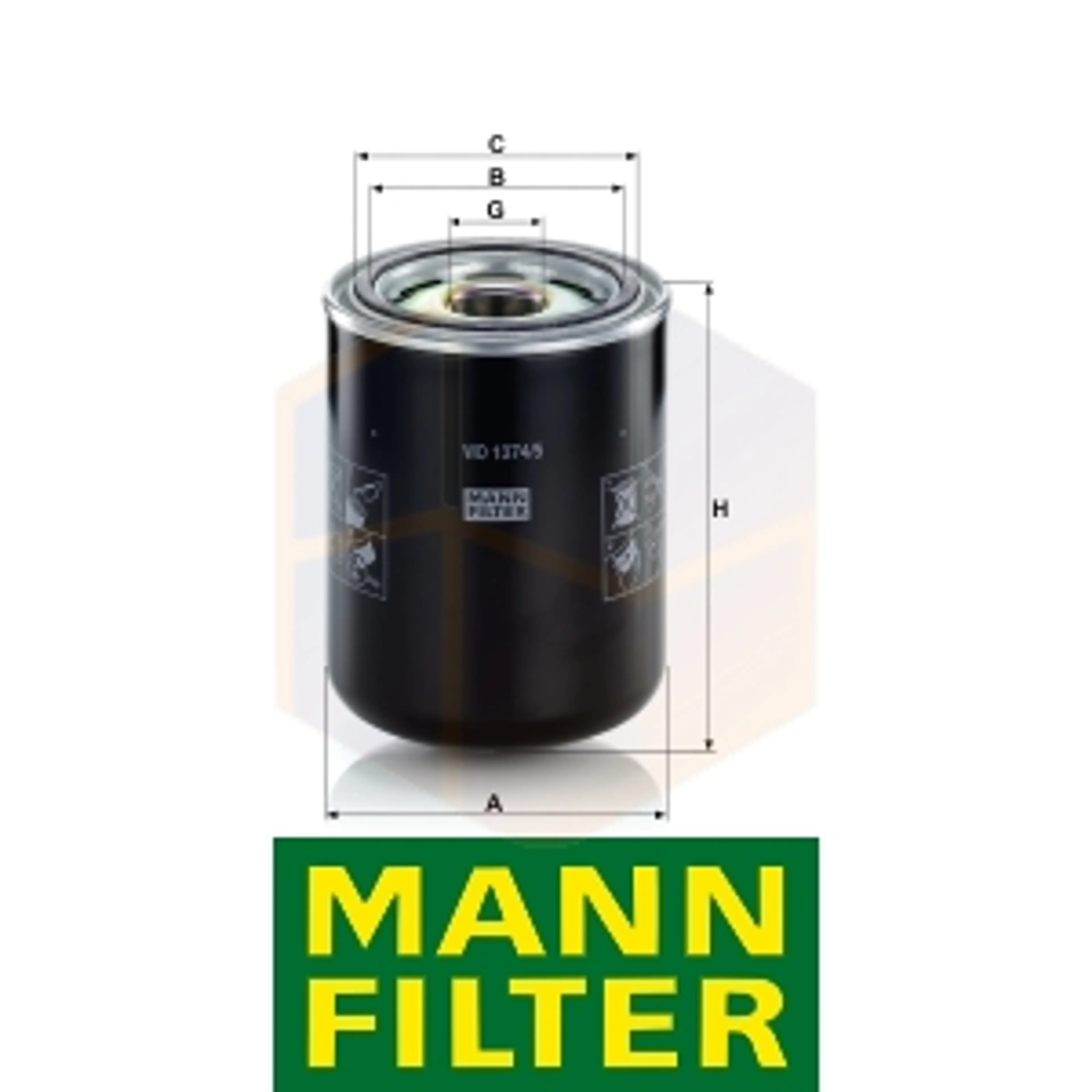 FILTRO ACEITE WD 1374/5 MANN