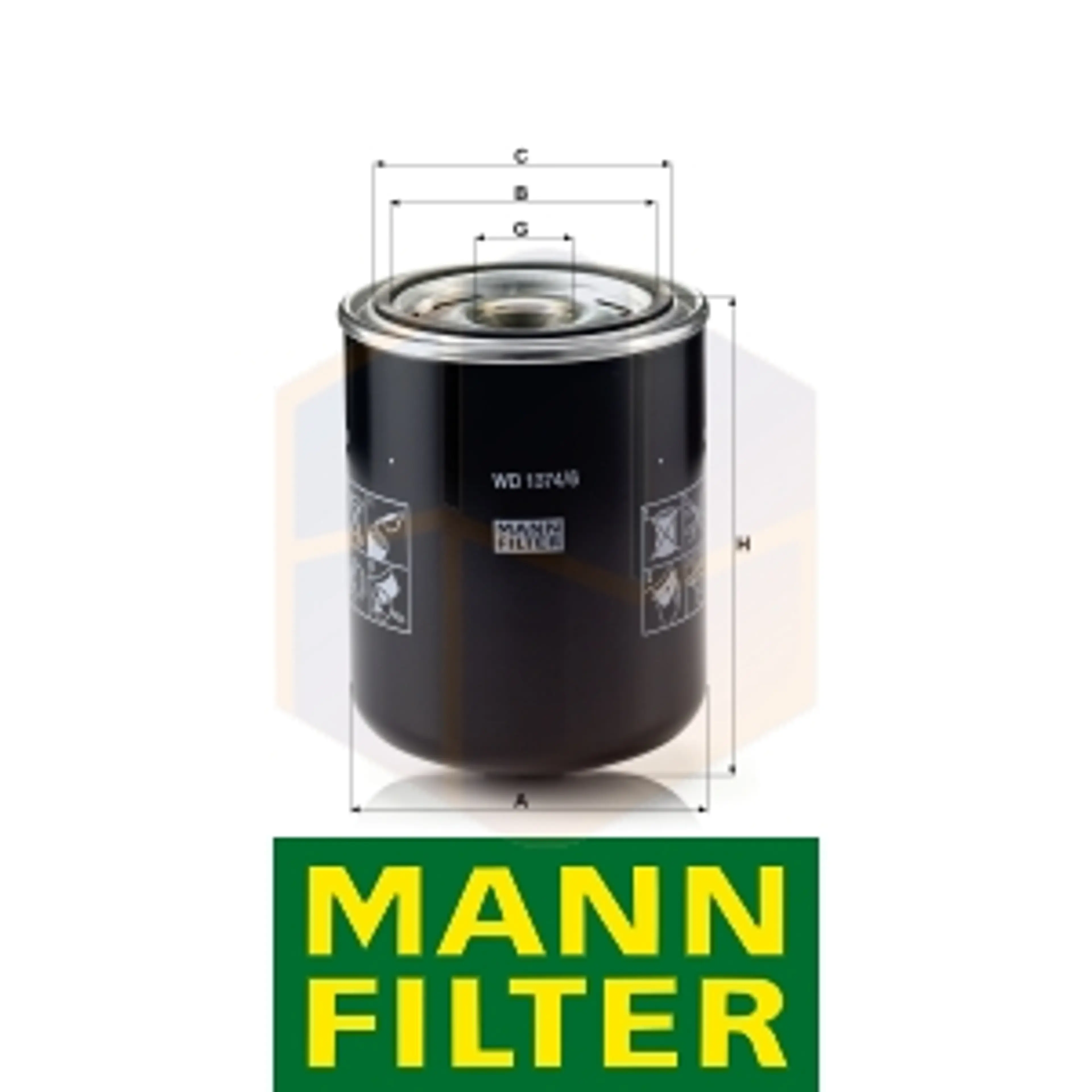 FILTRO HIDRÁULICO WD 1374/6 MANN