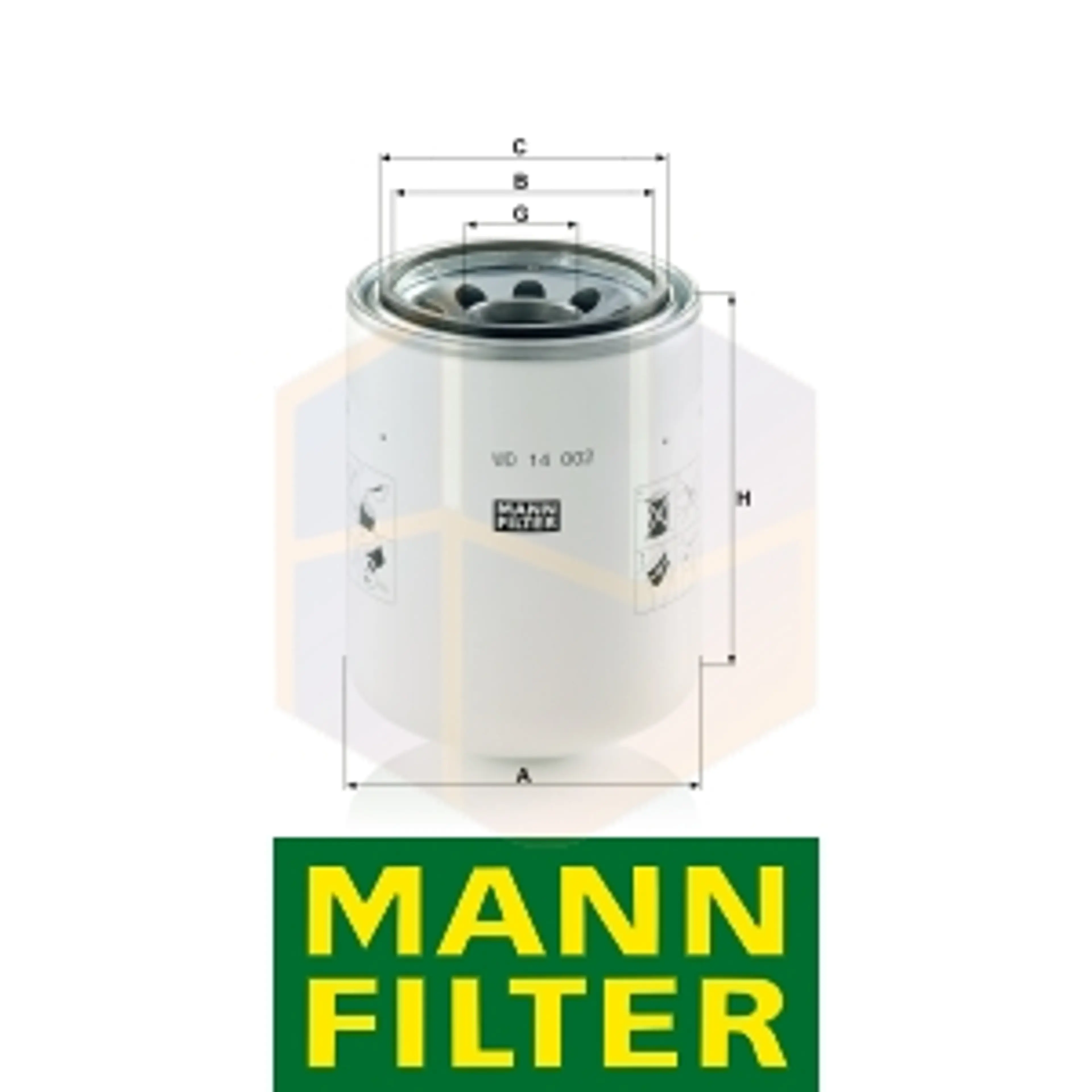 FILTRO HIDRÁULICO WD 14 002 MANN