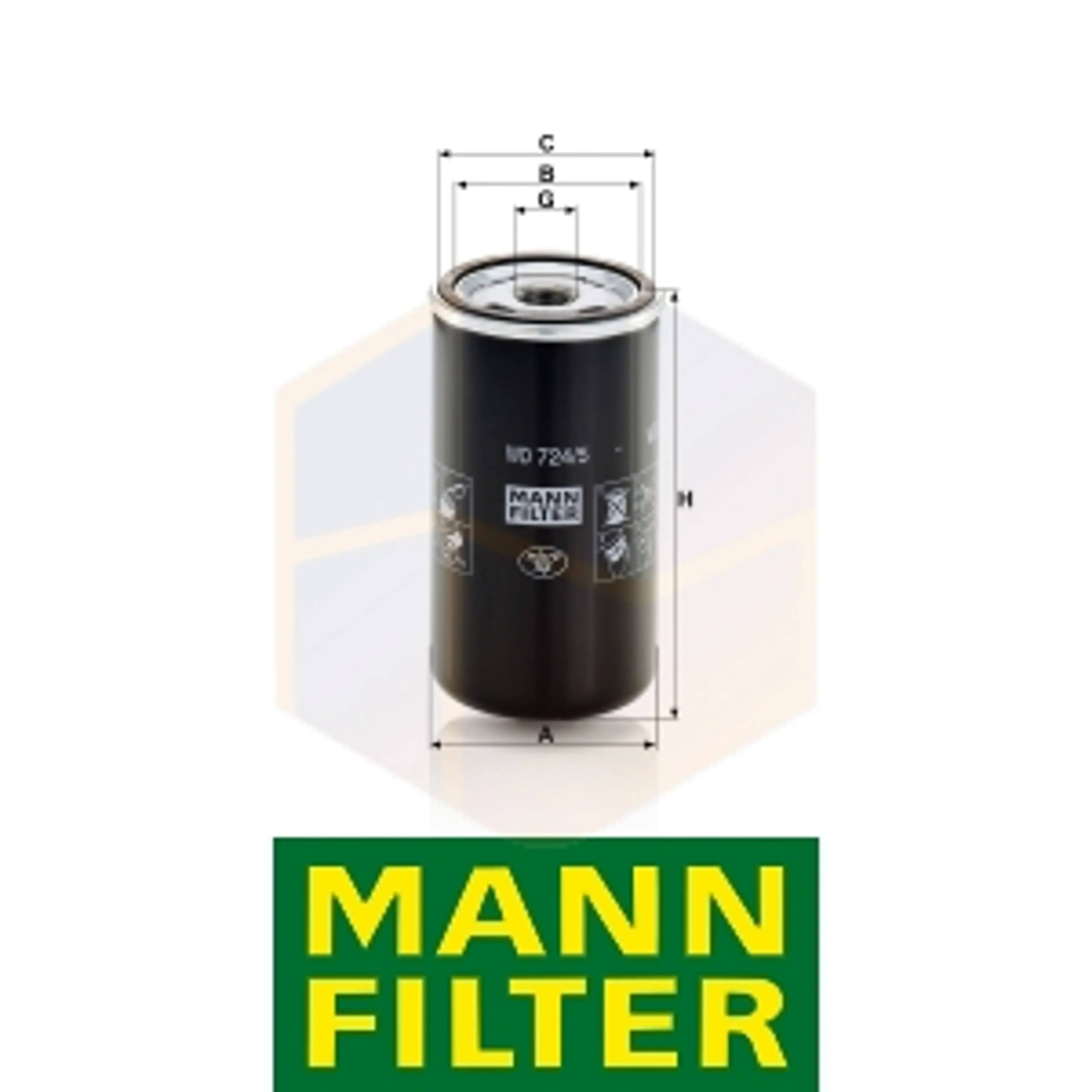 FILTRO HIDRÁULICO WD 724/5 MANN