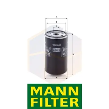 FILTRO HIDRÁULICO WD 724/6 MANN