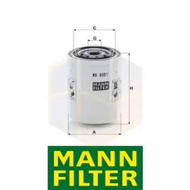 FILTRO HIDRÁULICO WD 8001 MANN