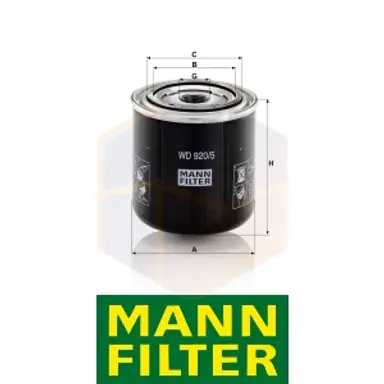 FILTRO HIDRÁULICO WD 920/5 MANN