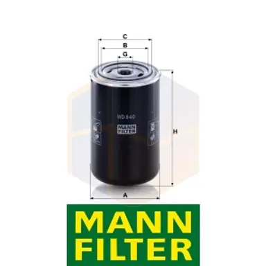 FILTRO HIDRÁULICO WD 940 MANN