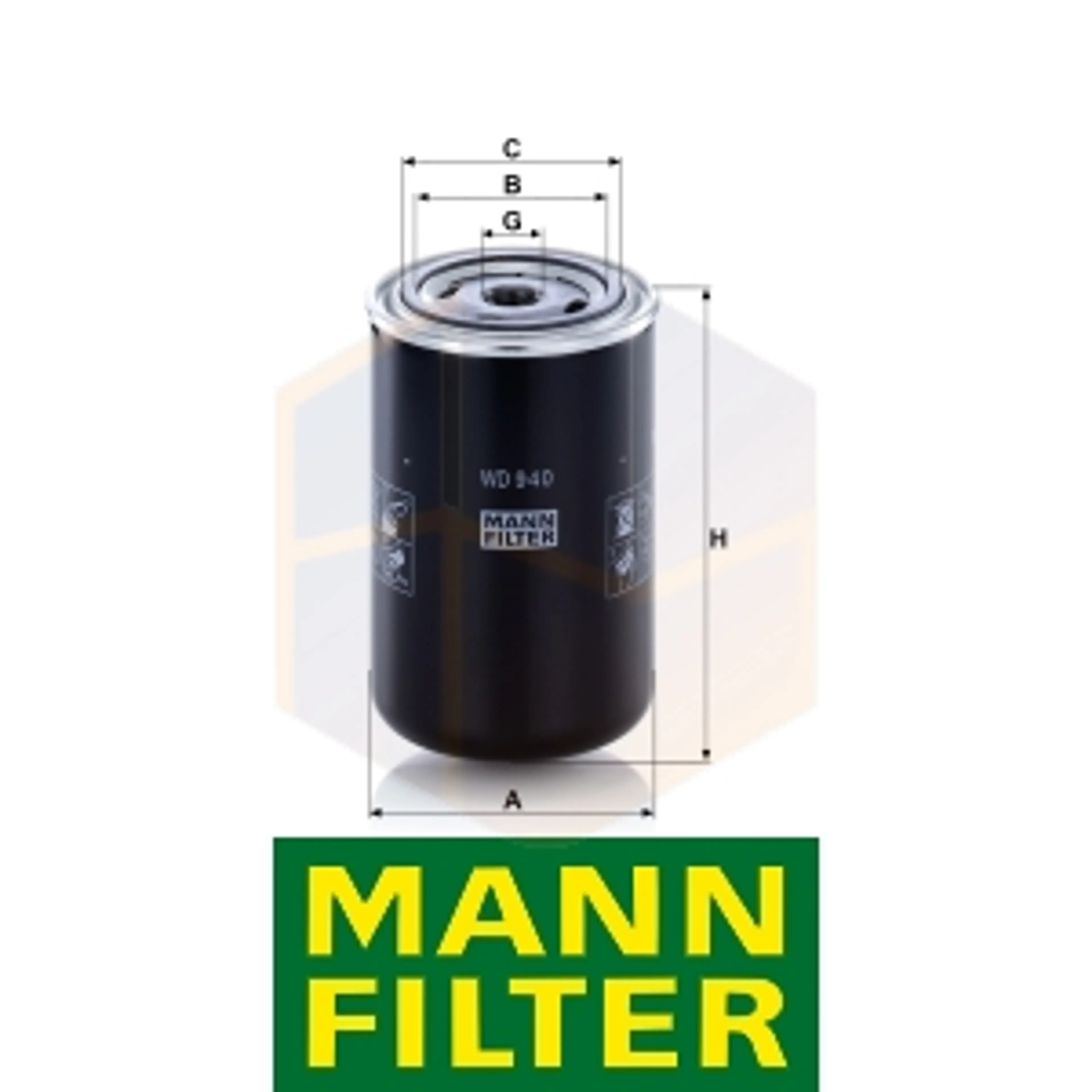 FILTRO HIDRÁULICO WD 940 MANN