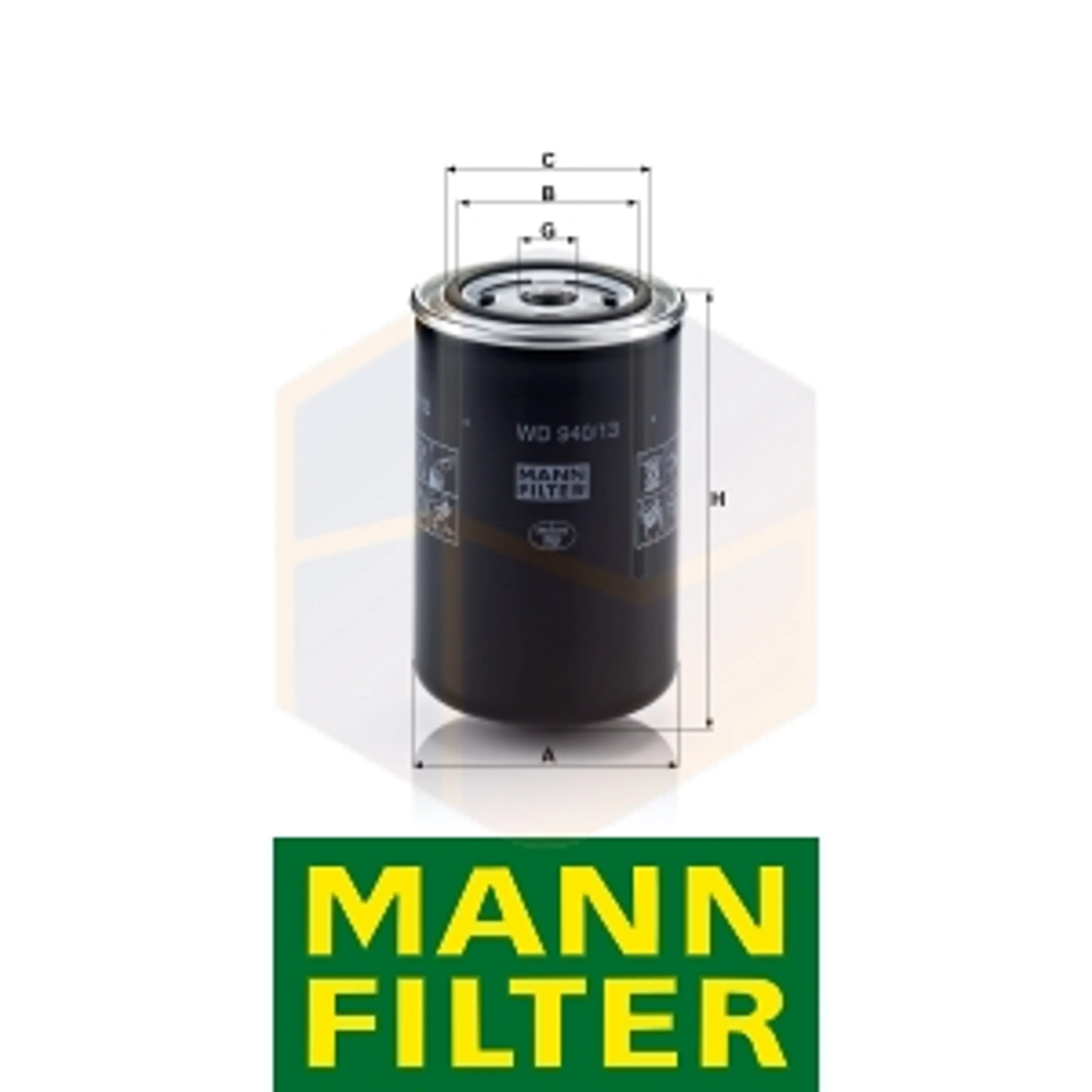 FILTRO ACEITE WD 940/13 MANN