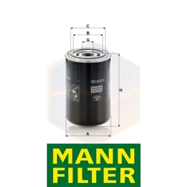 FILTRO ACEITE WD 940/2 MANN