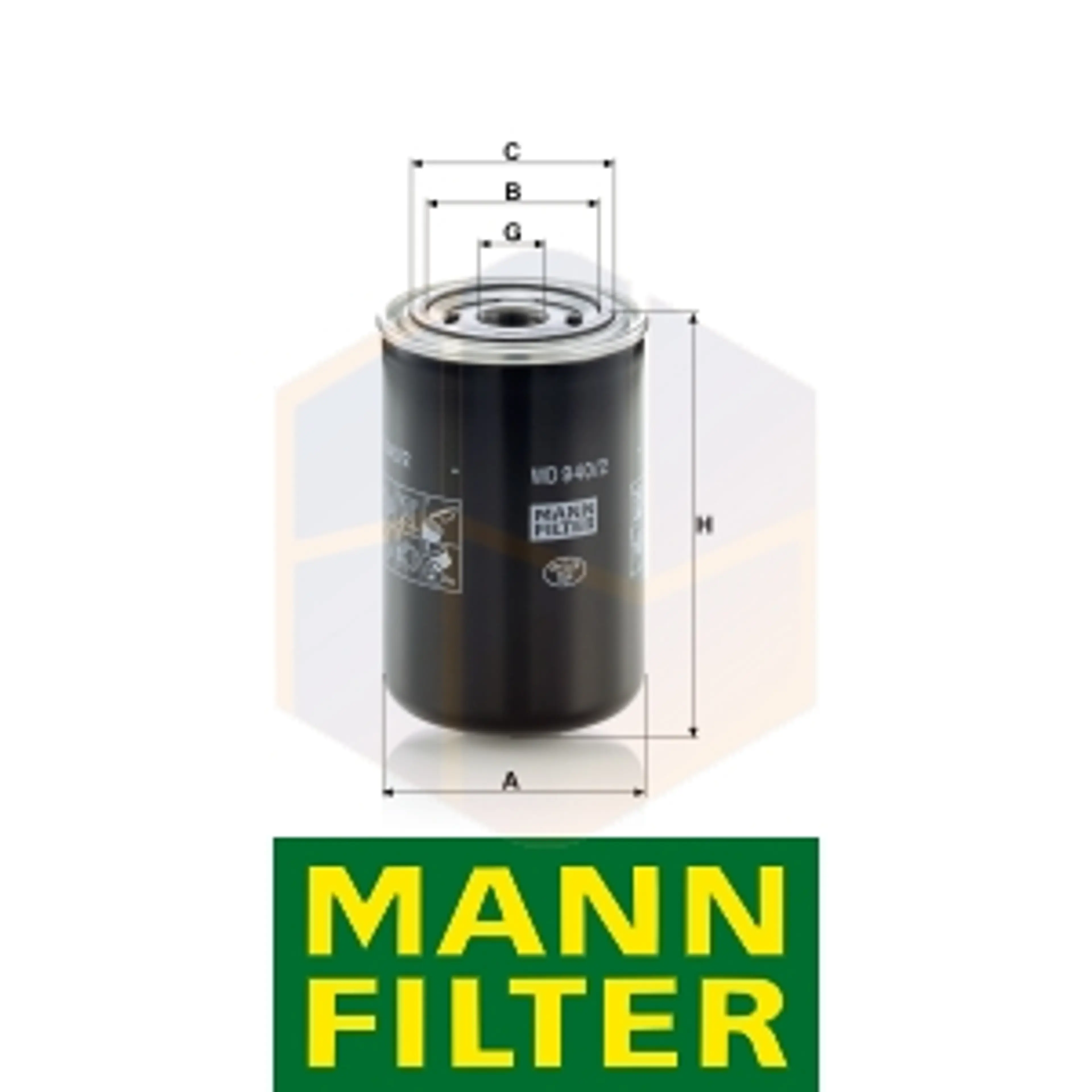 FILTRO ACEITE WD 940/2 MANN