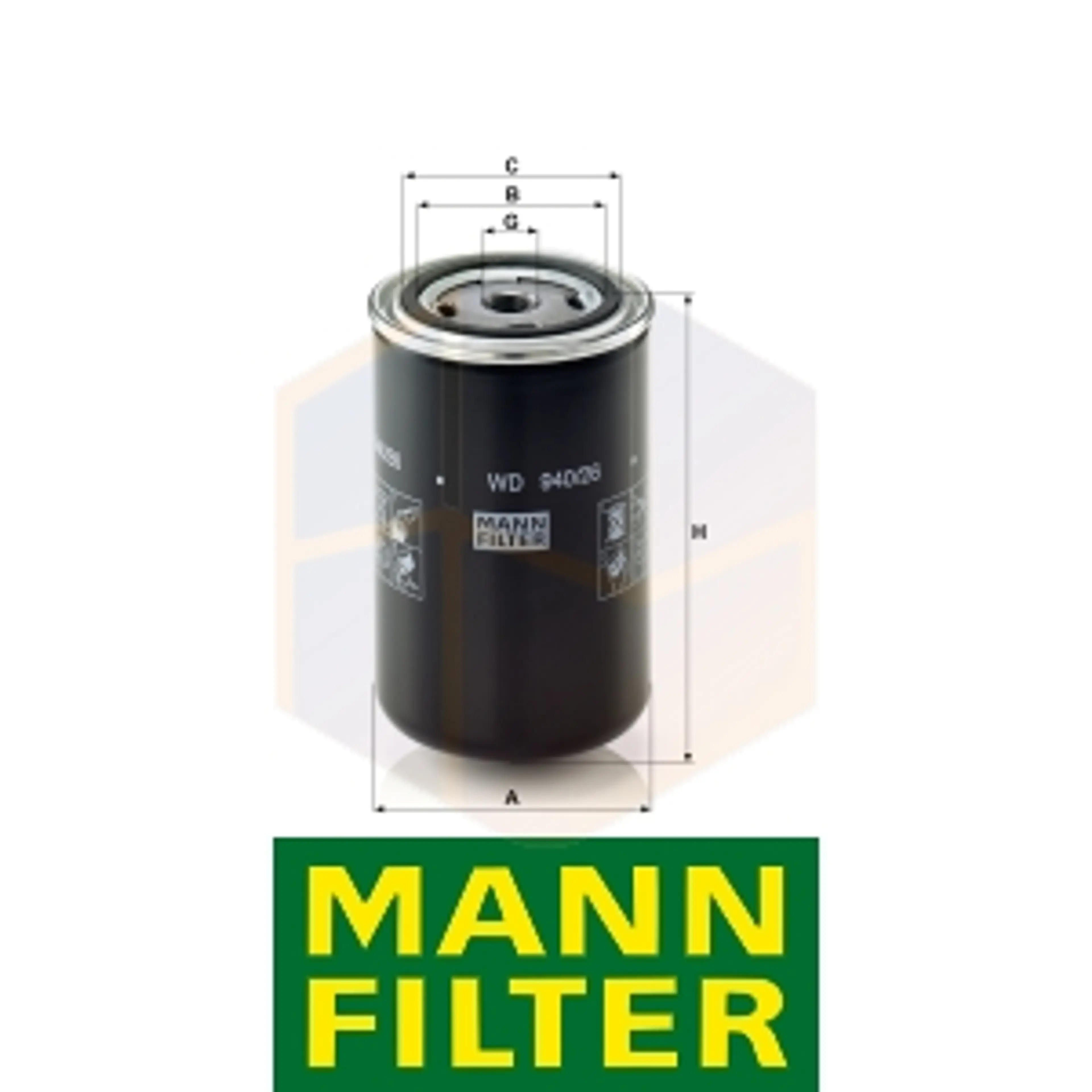 FILTRO ACEITE WD 940/26 MANN