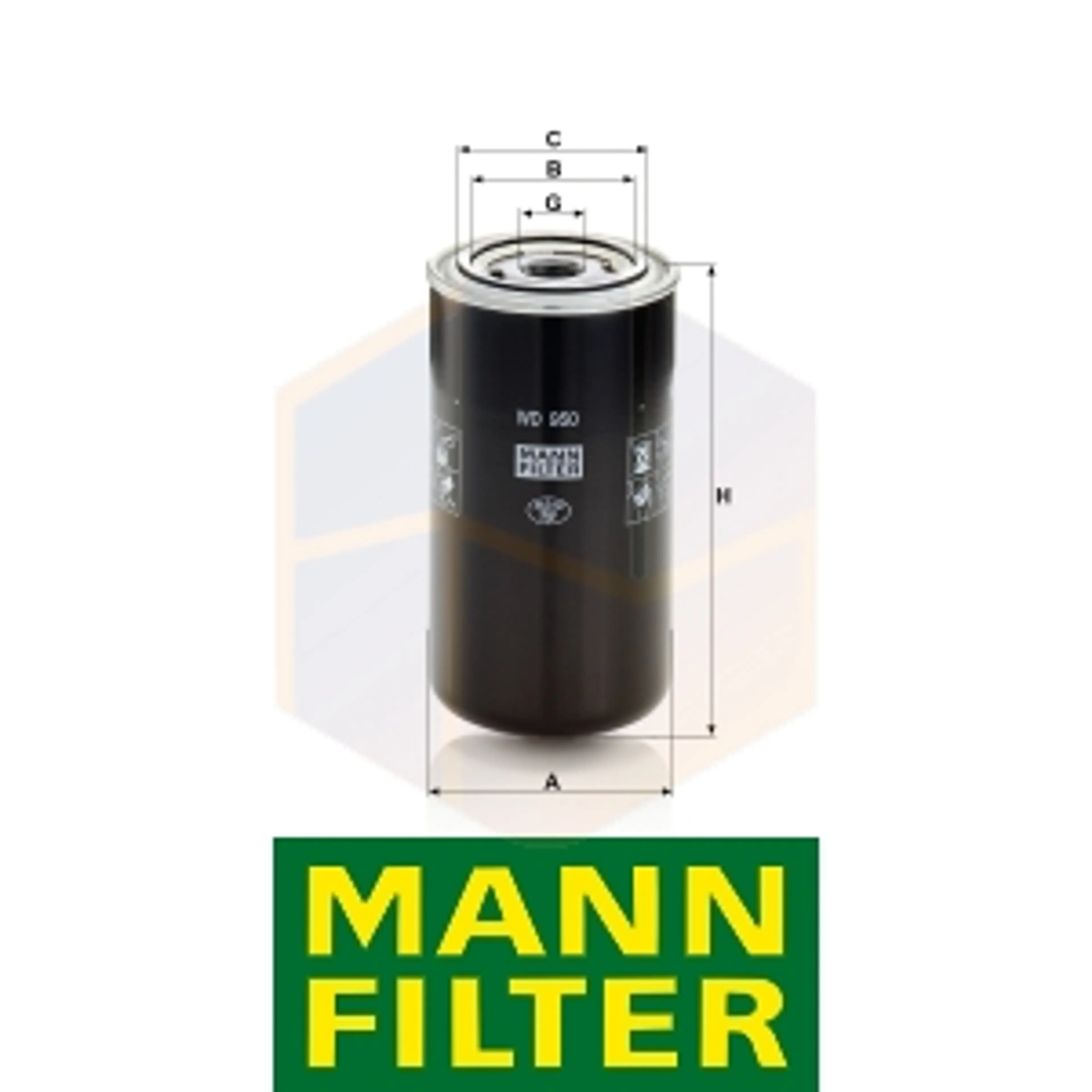 FILTRO HIDRÁULICO WD 950 MANN