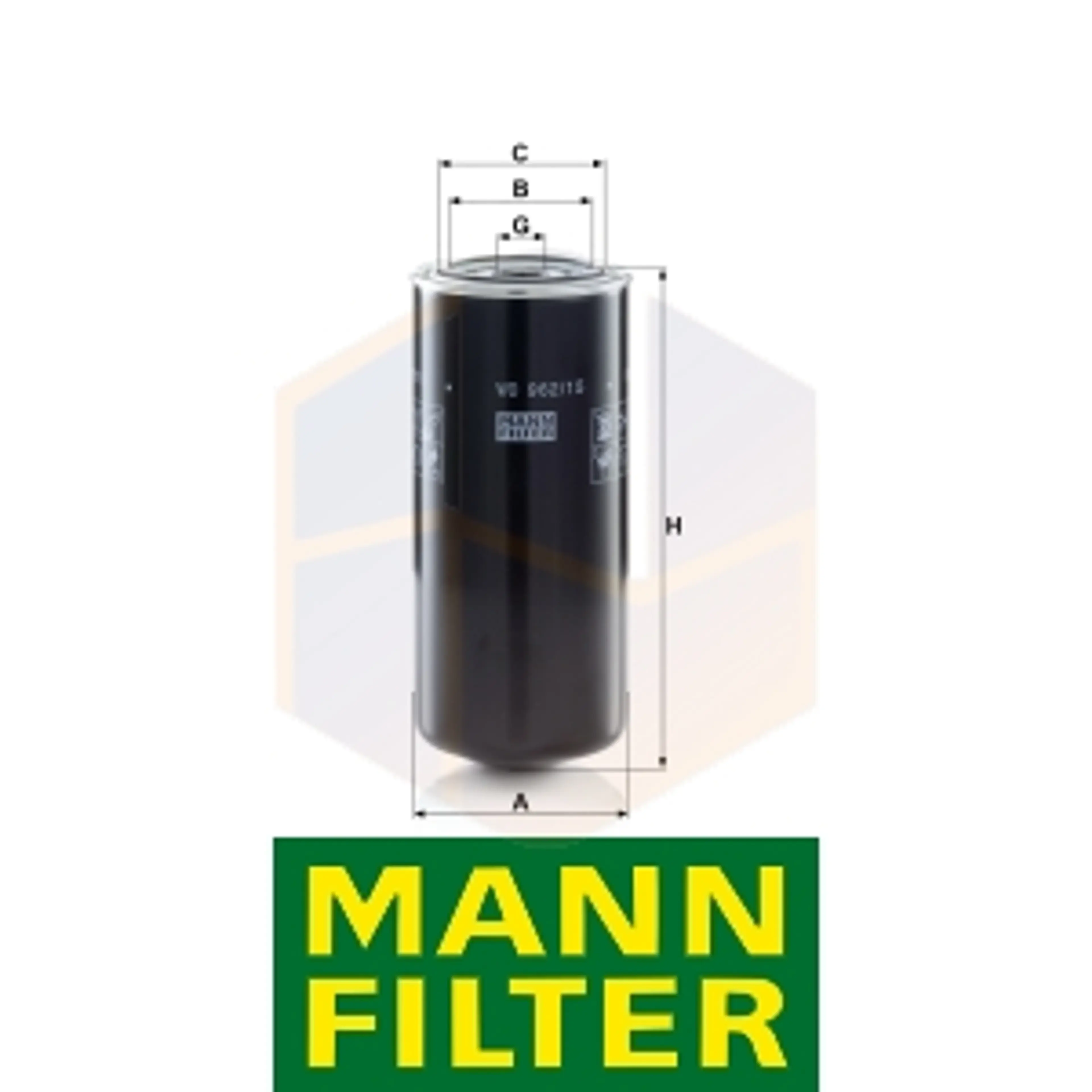 FILTRO ACEITE WD 962/15 MANN