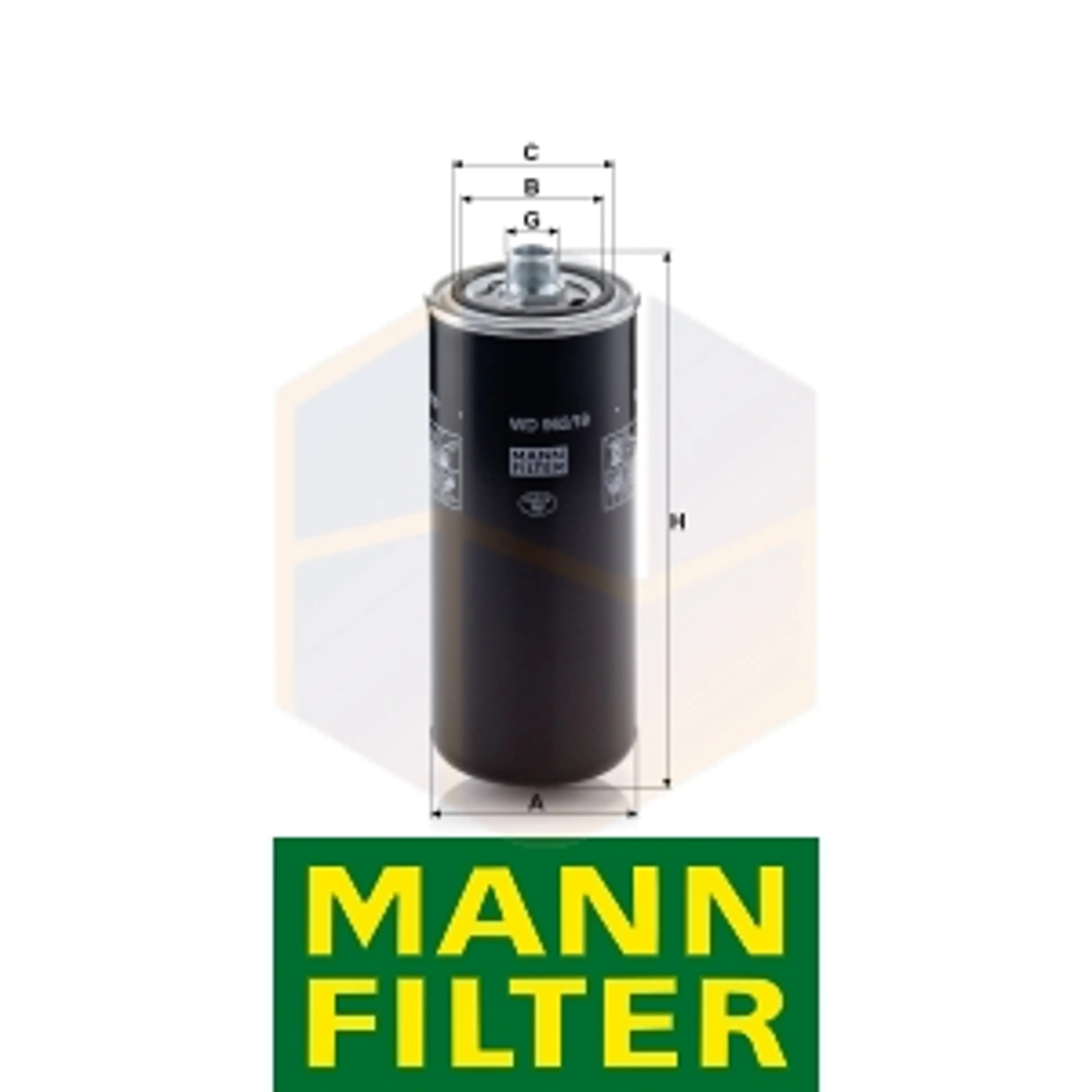 FILTRO HIDRÁULICO WD 962/19 MANN