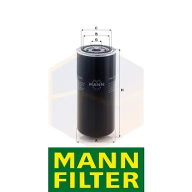 FILTRO ACEITE WD 962/8 MANN