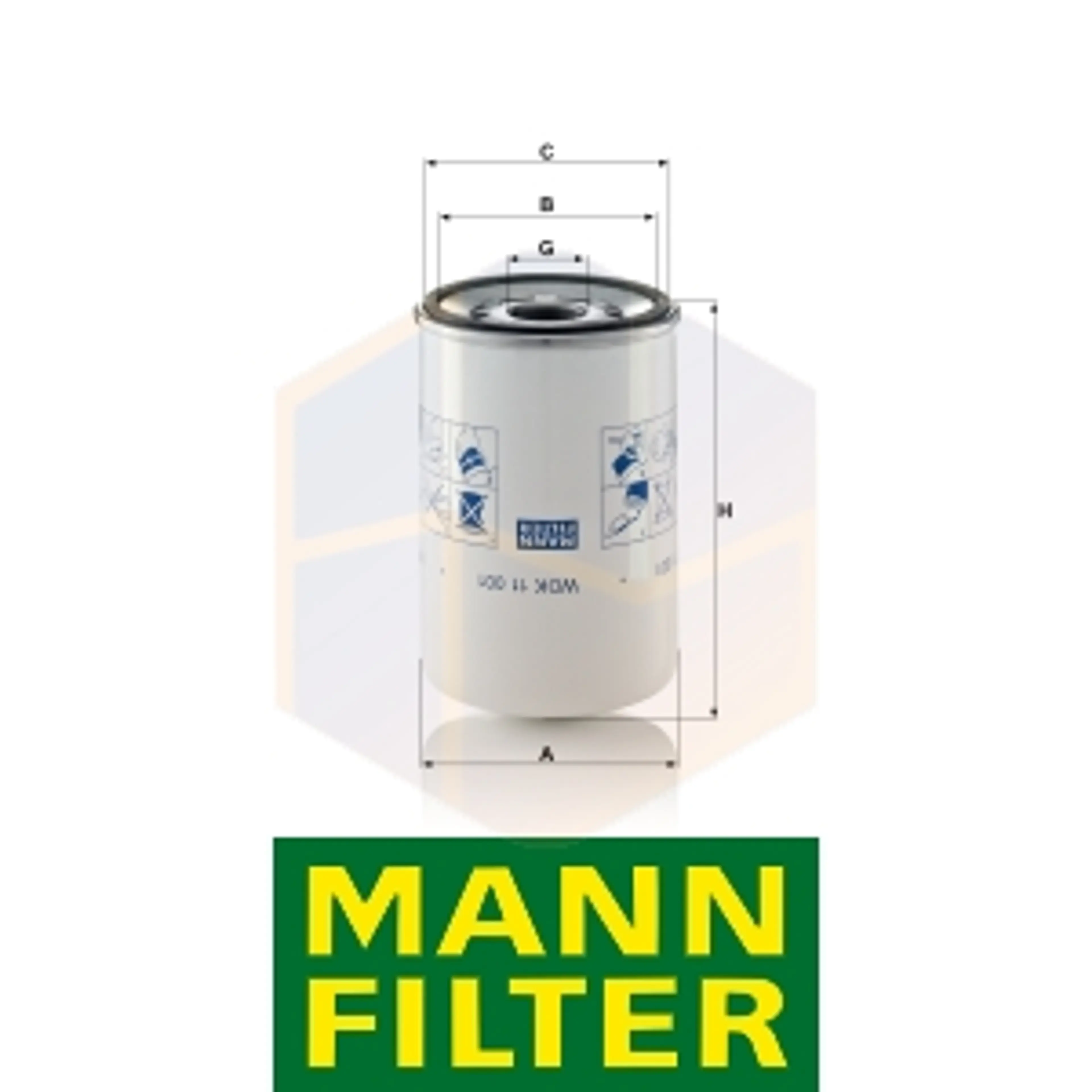 FILTRO COMBUSTIBLE WDK 11 001 MANN