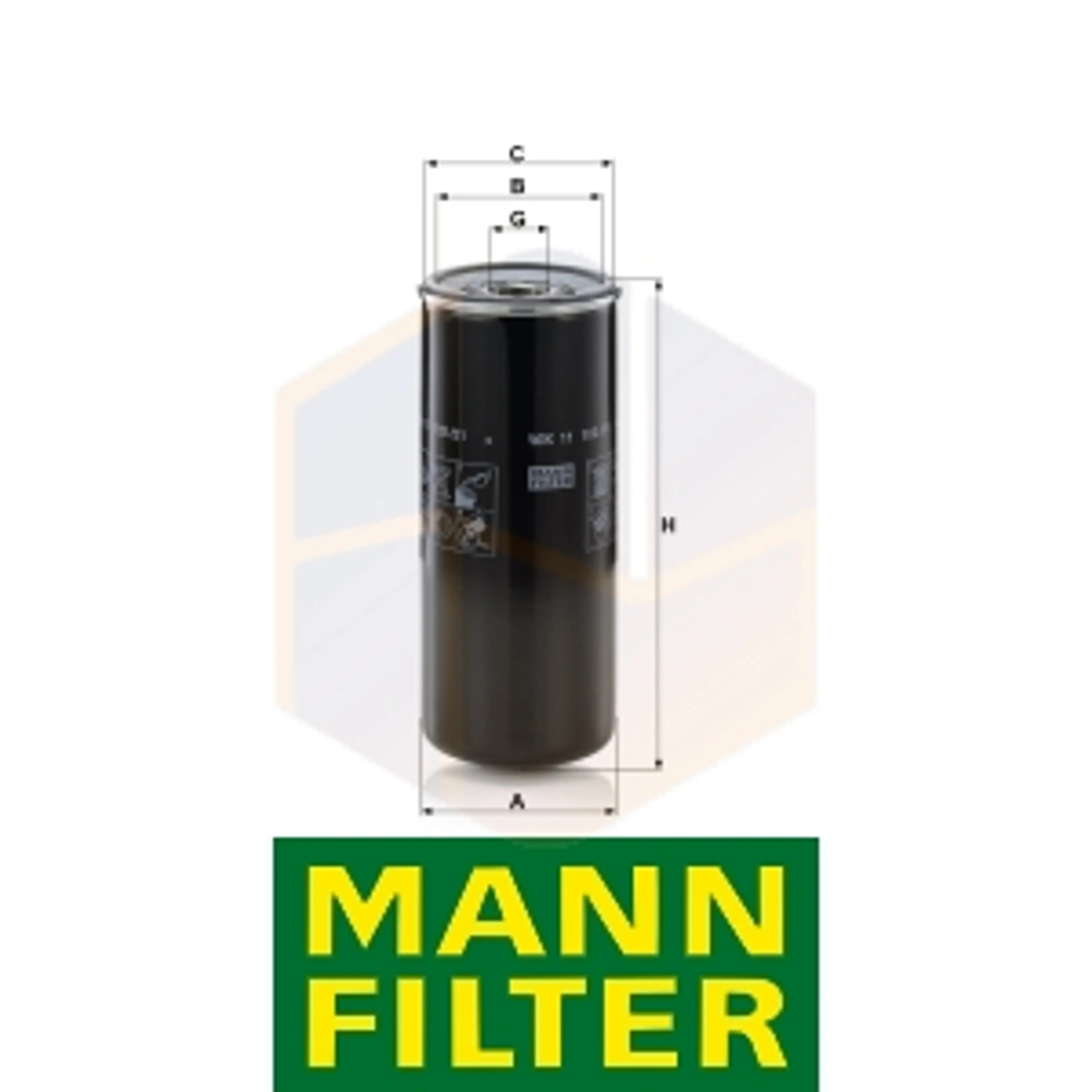 FILTRO COMBUSTIBLE WDK 11 102/21 MA