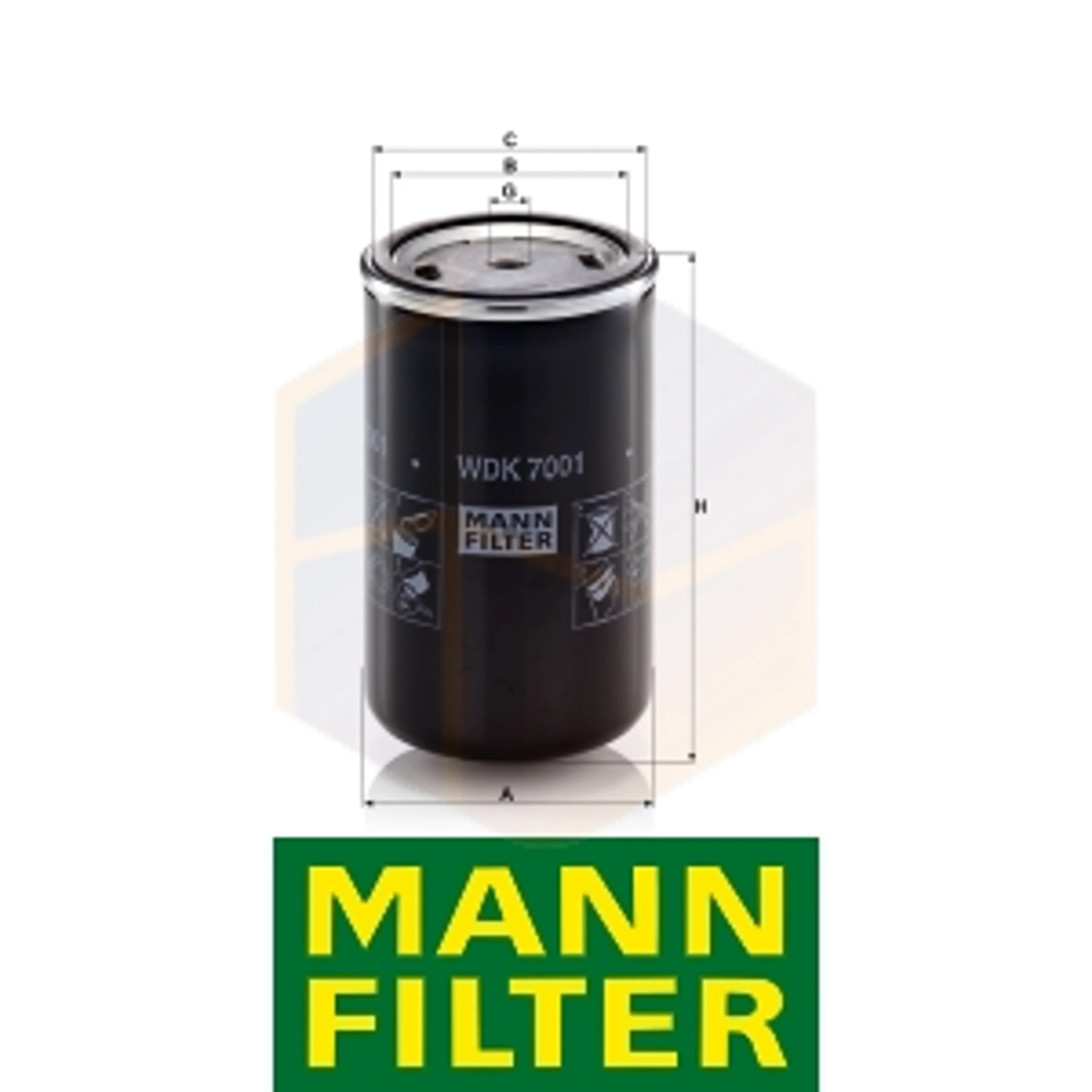 FILTRO COMBUSTIBLE WDK 7001 MANN