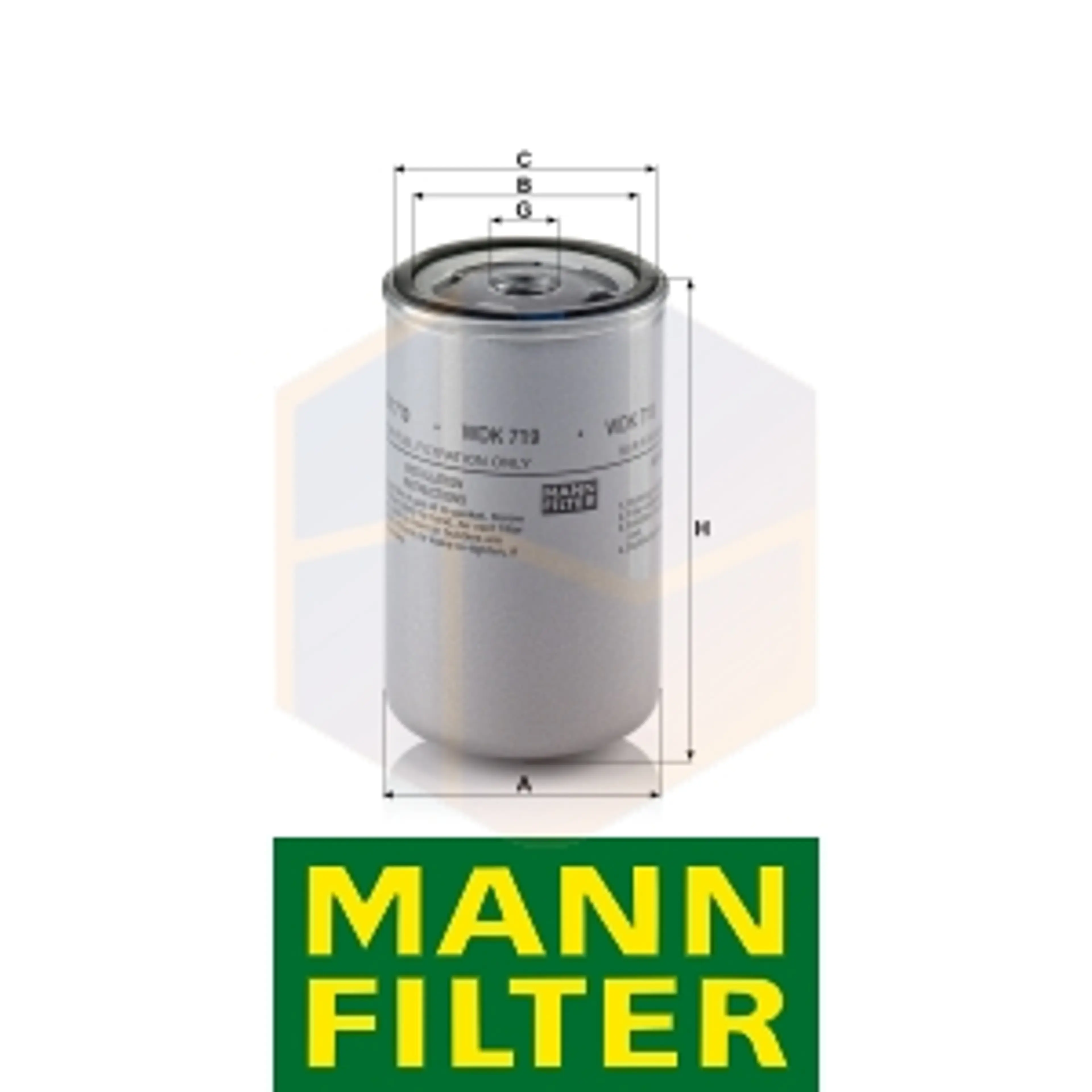 FILTRO COMBUSTIBLE WDK 719 MANN