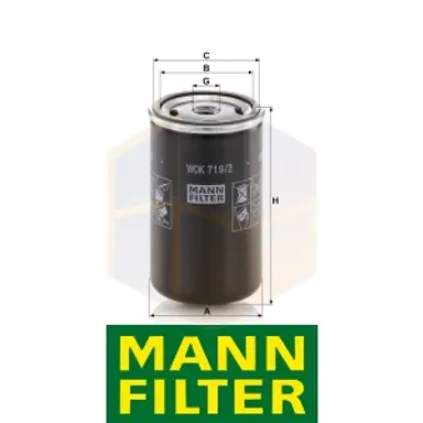 FILTRO COMBUSTIBLE WDK 719/2 MANN