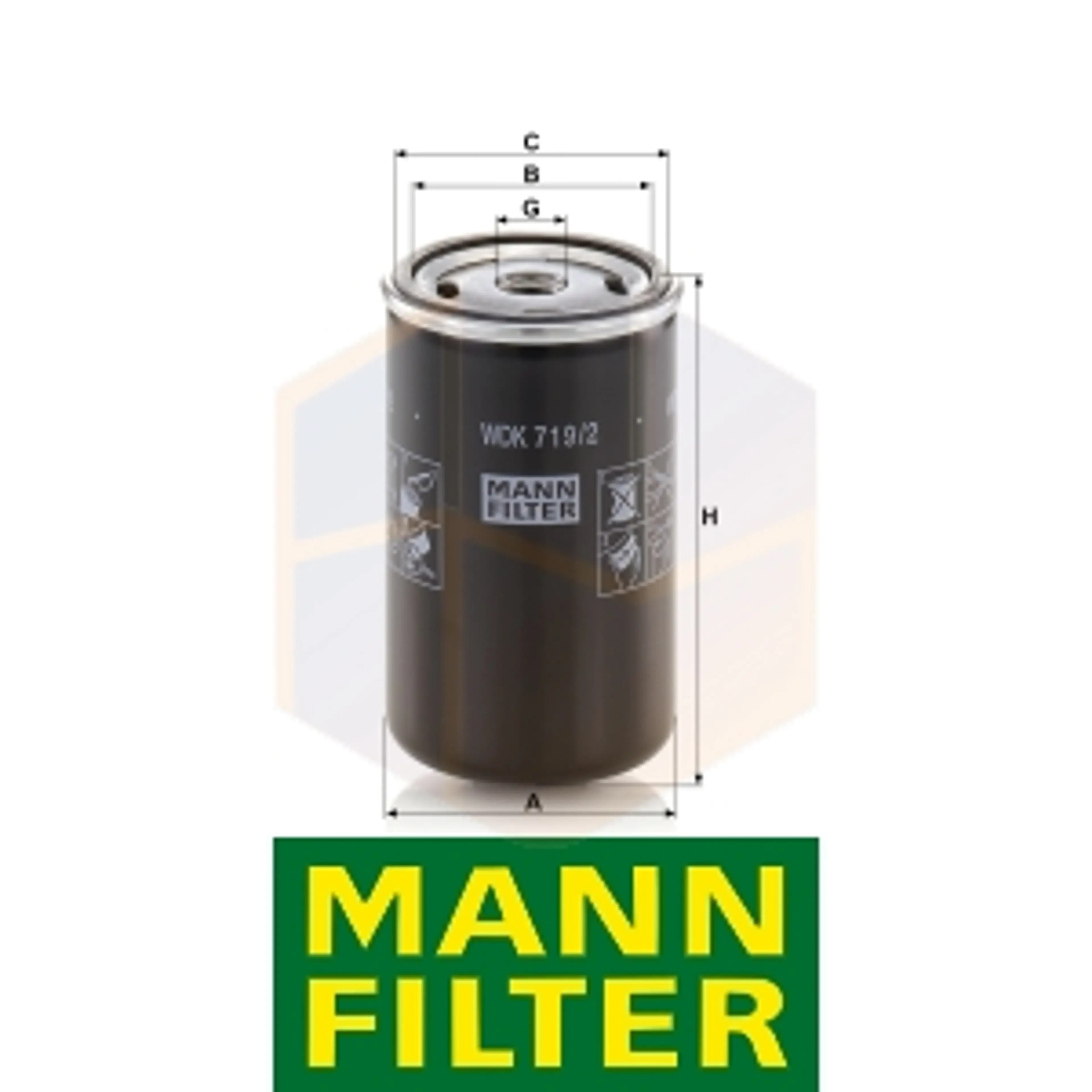 FILTRO COMBUSTIBLE WDK 719/2 MANN