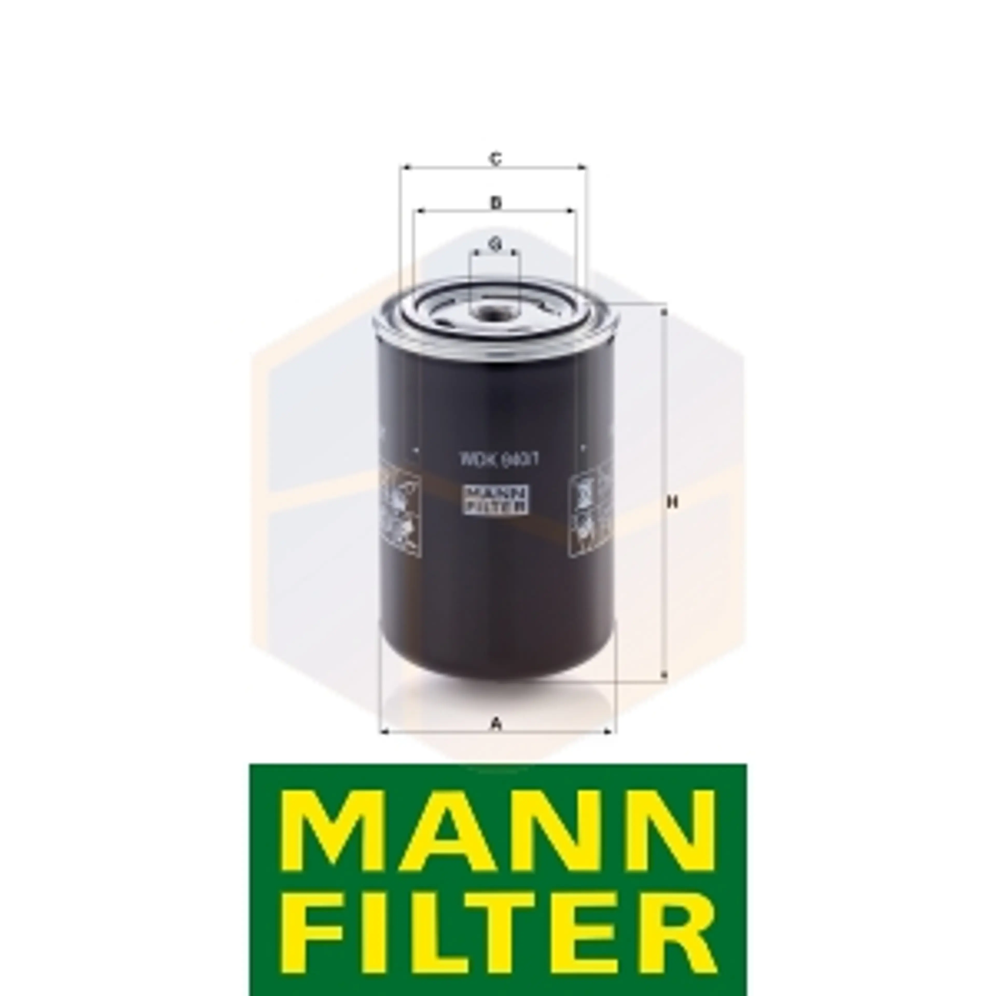 FILTRO COMBUSTIBLE WDK 940/1 MANN