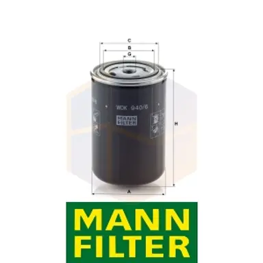 FILTRO COMBUSTIBLE WDK 940/6 MANN