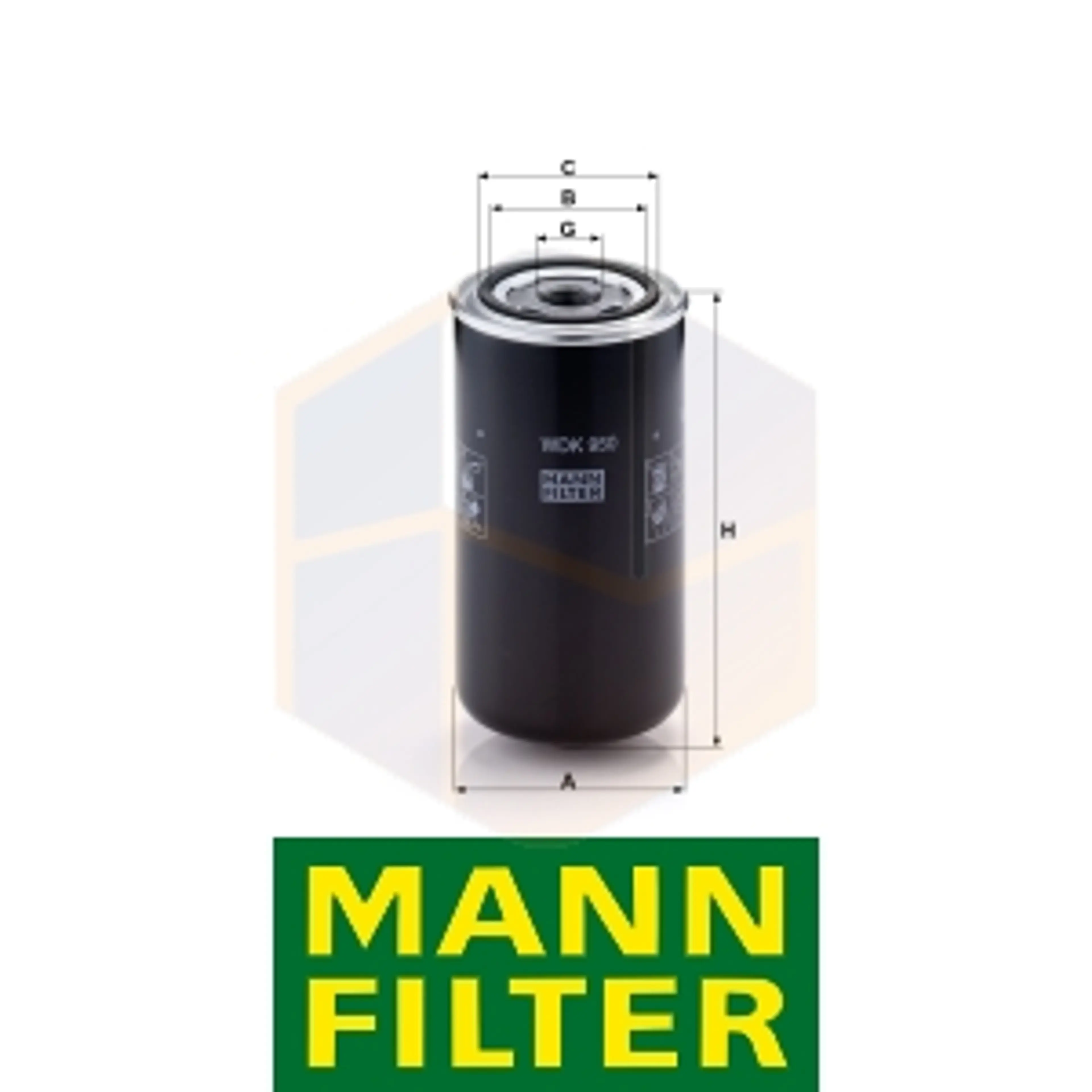 FILTRO COMBUSTIBLE WDK 950 MANN