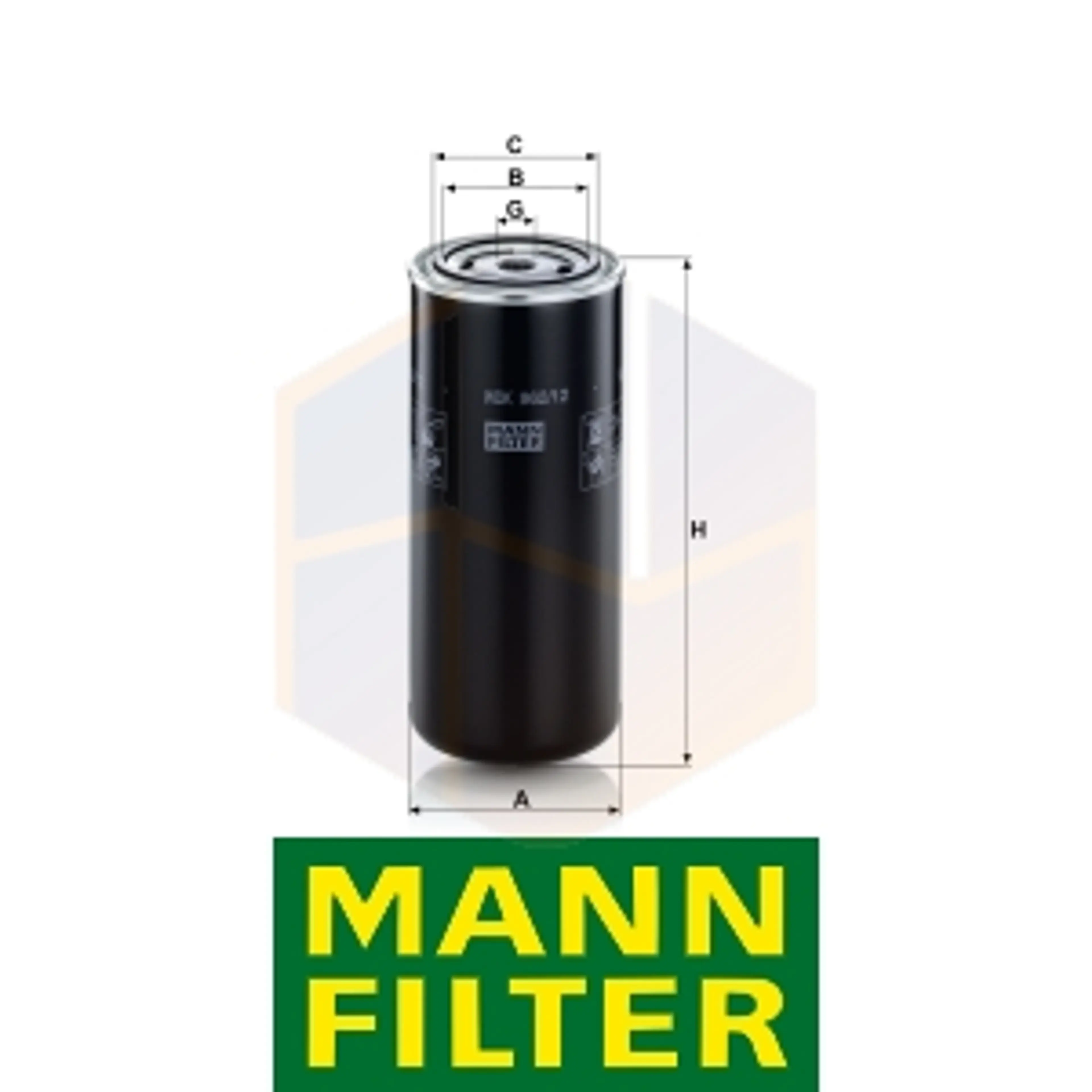 FILTRO COMBUSTIBLE WDK 962/12 MANN